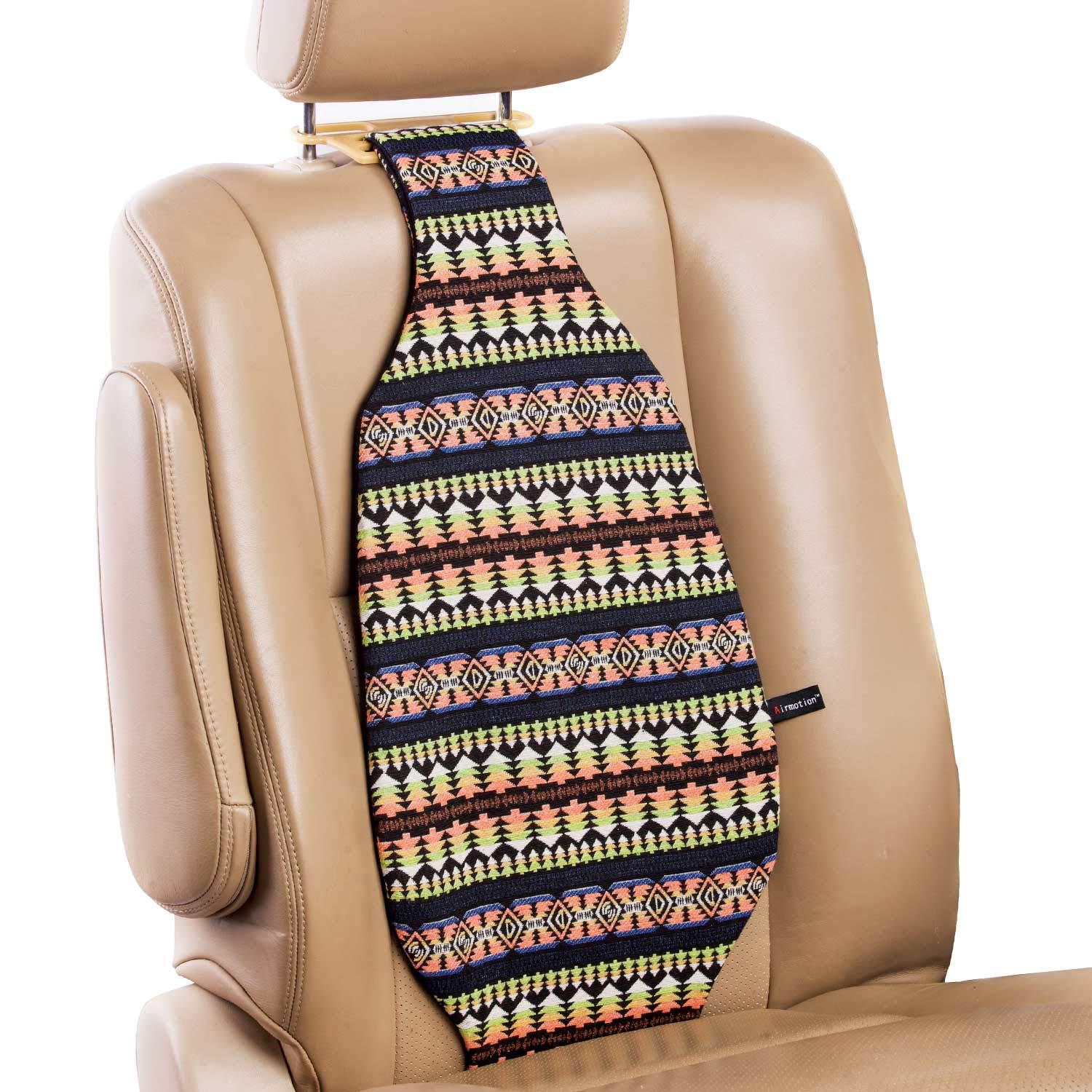 TIC-TEC Lumbar Support for Car Seat Driver-Lightweight Comfortable Air Motion Car Seat Cushion for Lower Back Pain Relief Breathable Heat Insulation Improve Posture (Colorful4)