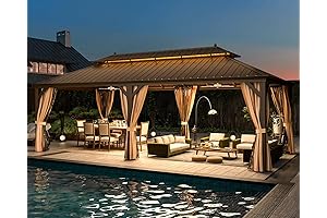 MELLCOM 12x24 Hardtop Gazebo