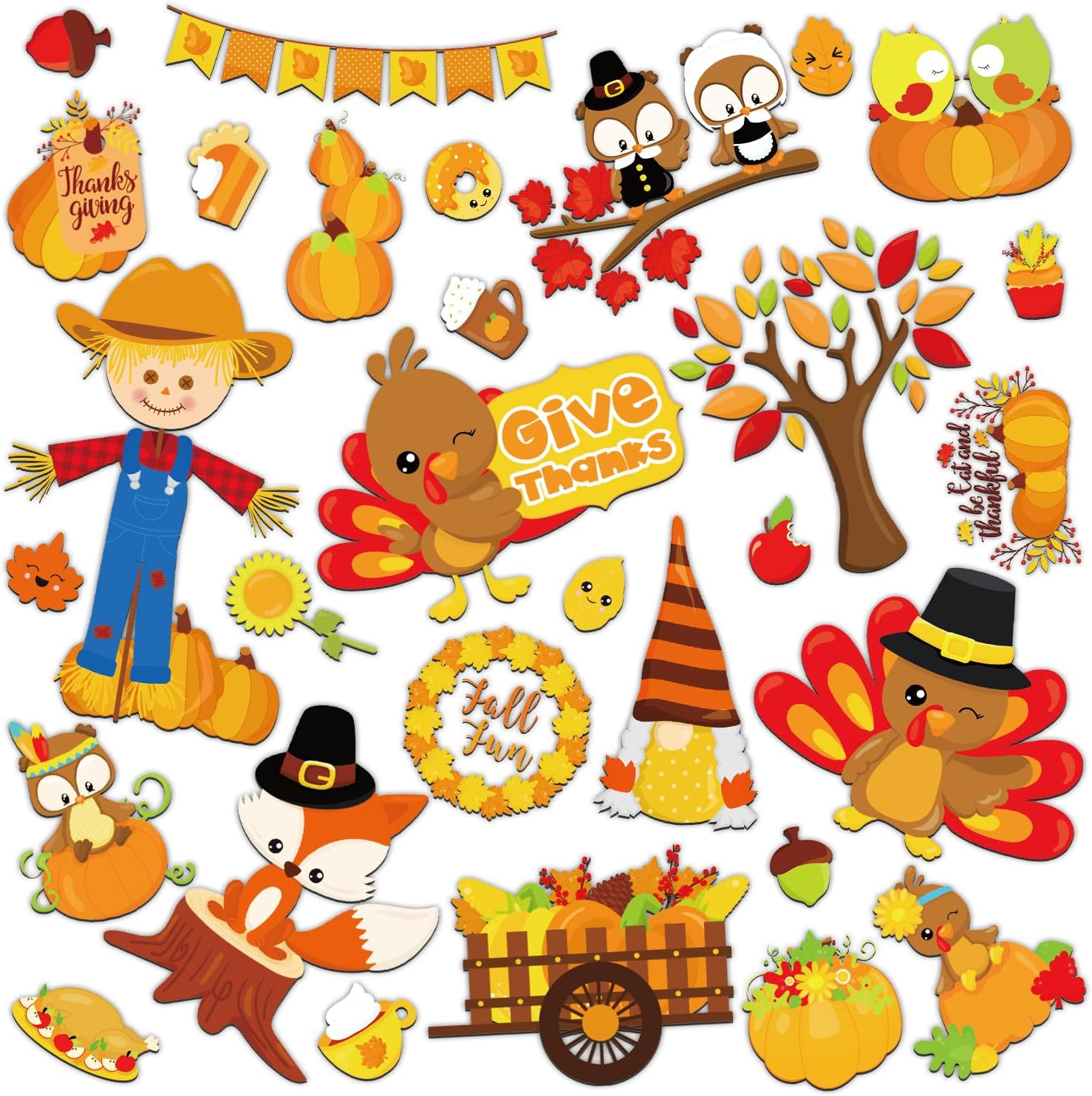 Quera 30 PCS Easter Thick Gel Cling Spring Window Gel