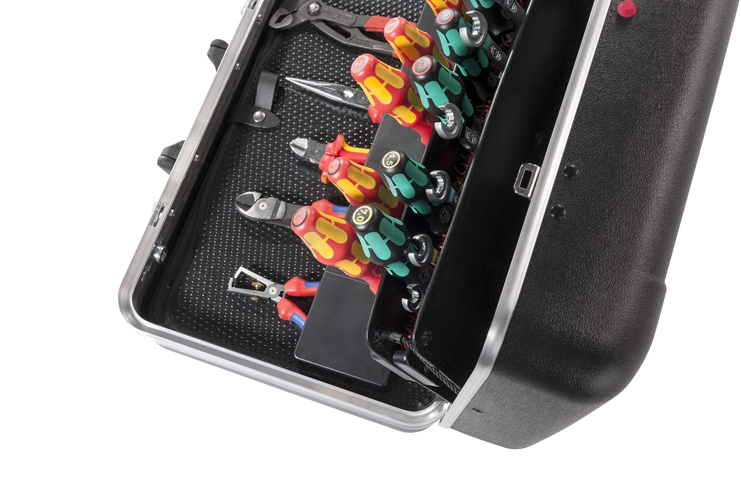 Parat Walizka narzędziowa Classic Plus CP-7 (pusta torba narzędziowa na 60 narzędzi, materiał tworzywo sztuczne X-ABS, aluminium, Con-Pearl, torba z uchylnym zamkiem cylindrycznym, wymiary 48 x 36 x