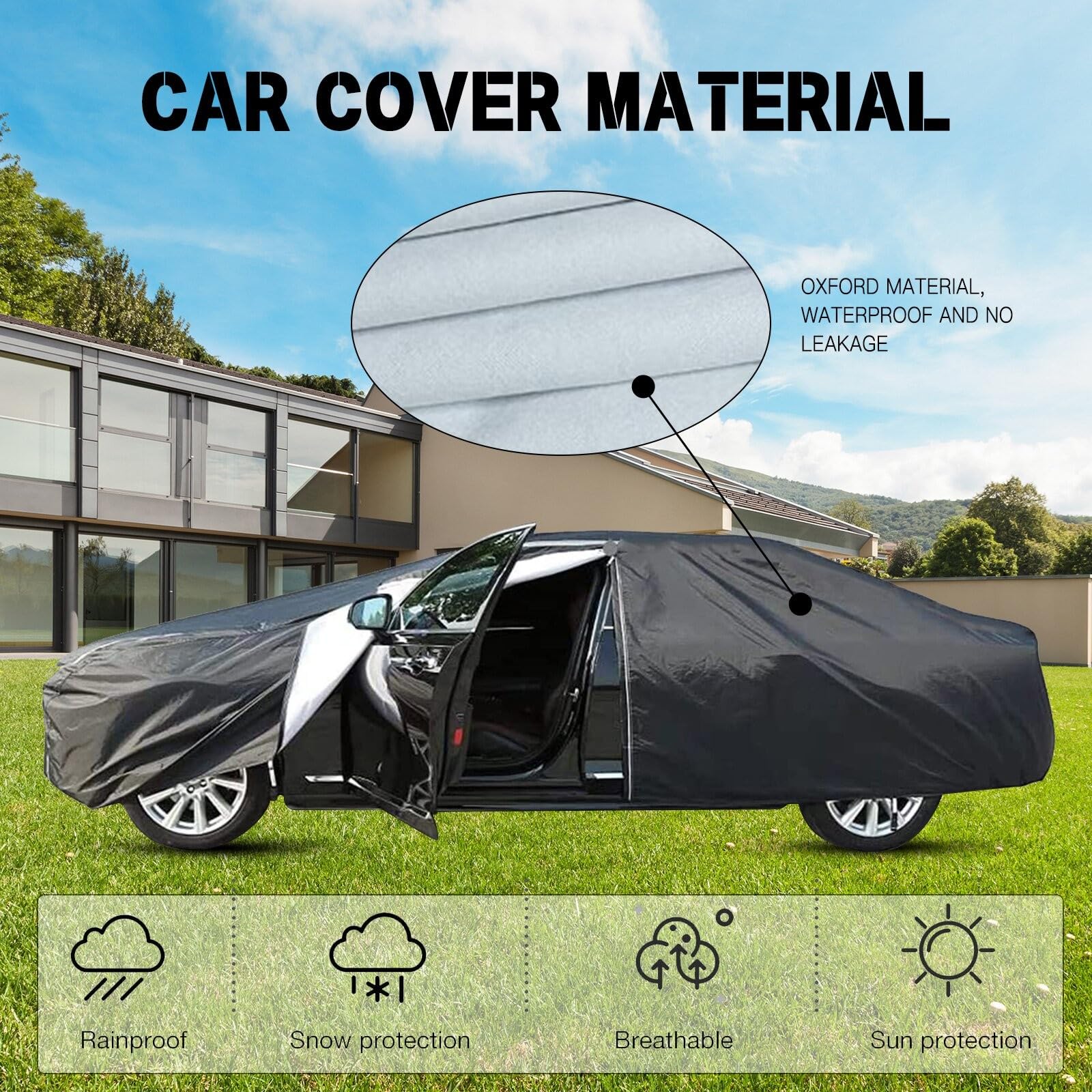 Telo Antigrandine Per Auto per Ford Edge 2015-2019, Telo Copriauto Antigrandine, Copri Auto Anti Grandine, Impermeabile Traspirante, Anti-UV, Protezione Dal Sole E Dalla Polvere yy15