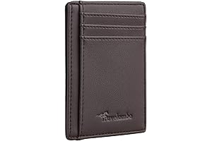 EcoVision Slim Minimalist Front Pocket Wallet with RFID Blocking