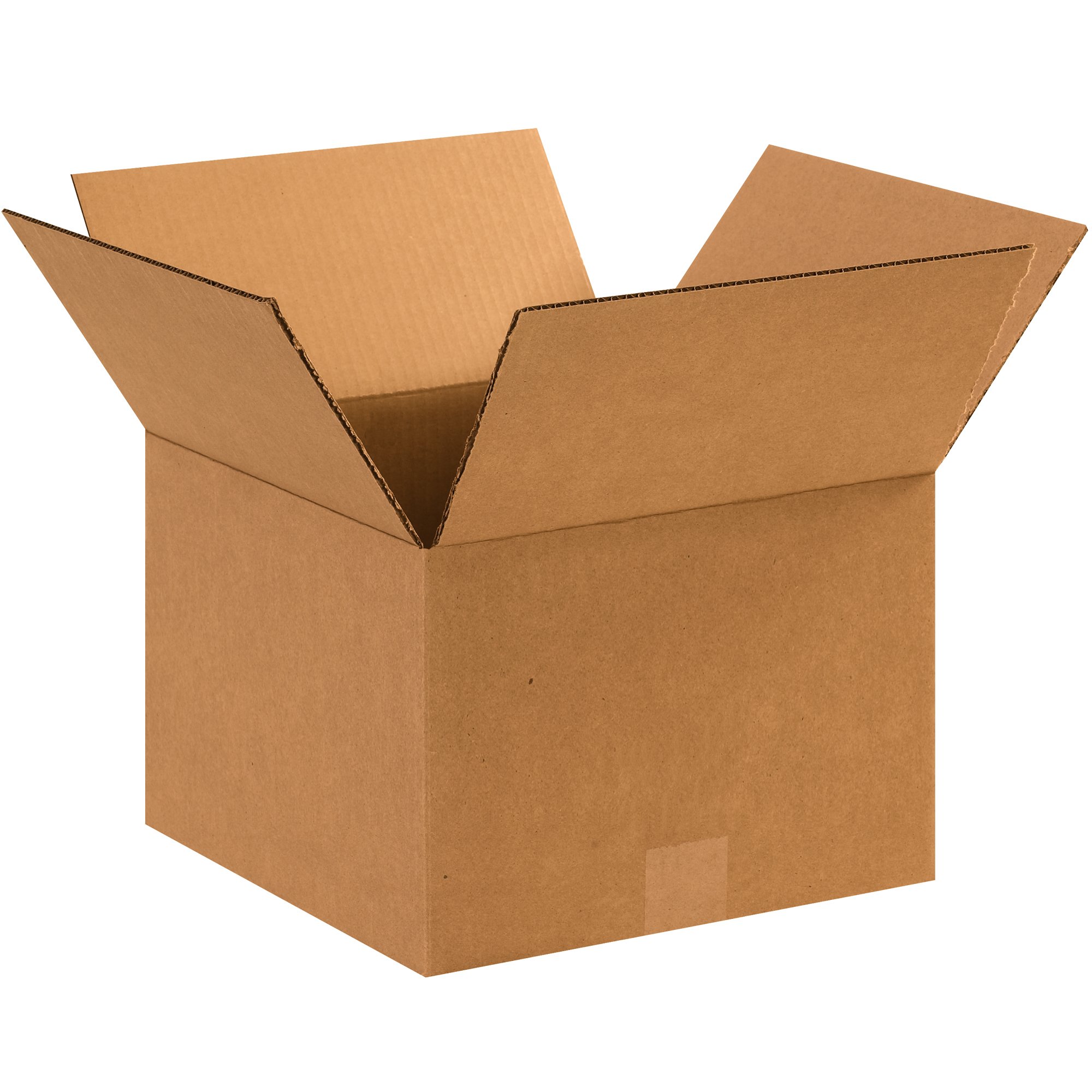 Corrugated Boxes, 12"L x 12"W x 8"H, Kraft (Pack of 25)