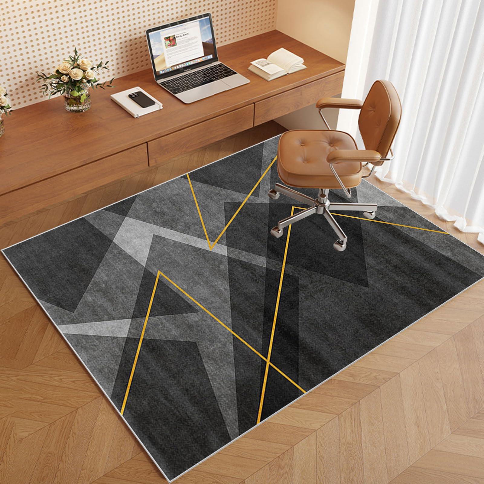 CCTSA 100 X 140 Cm Office Chair Mat For Carpet, Desks Mats Large, Gaming Chair Mat, Chair Mat For Hard Floor, Gaming Rug, Carpet Chair Mats, Floor - View #9