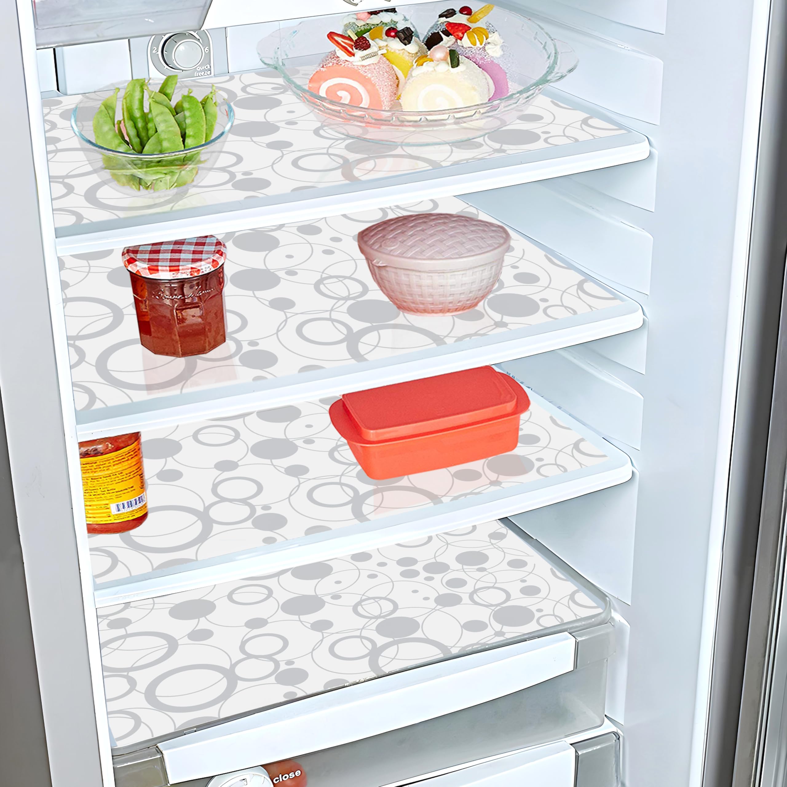 Kuber Industries Fridge Mats - 12 Pack -3
