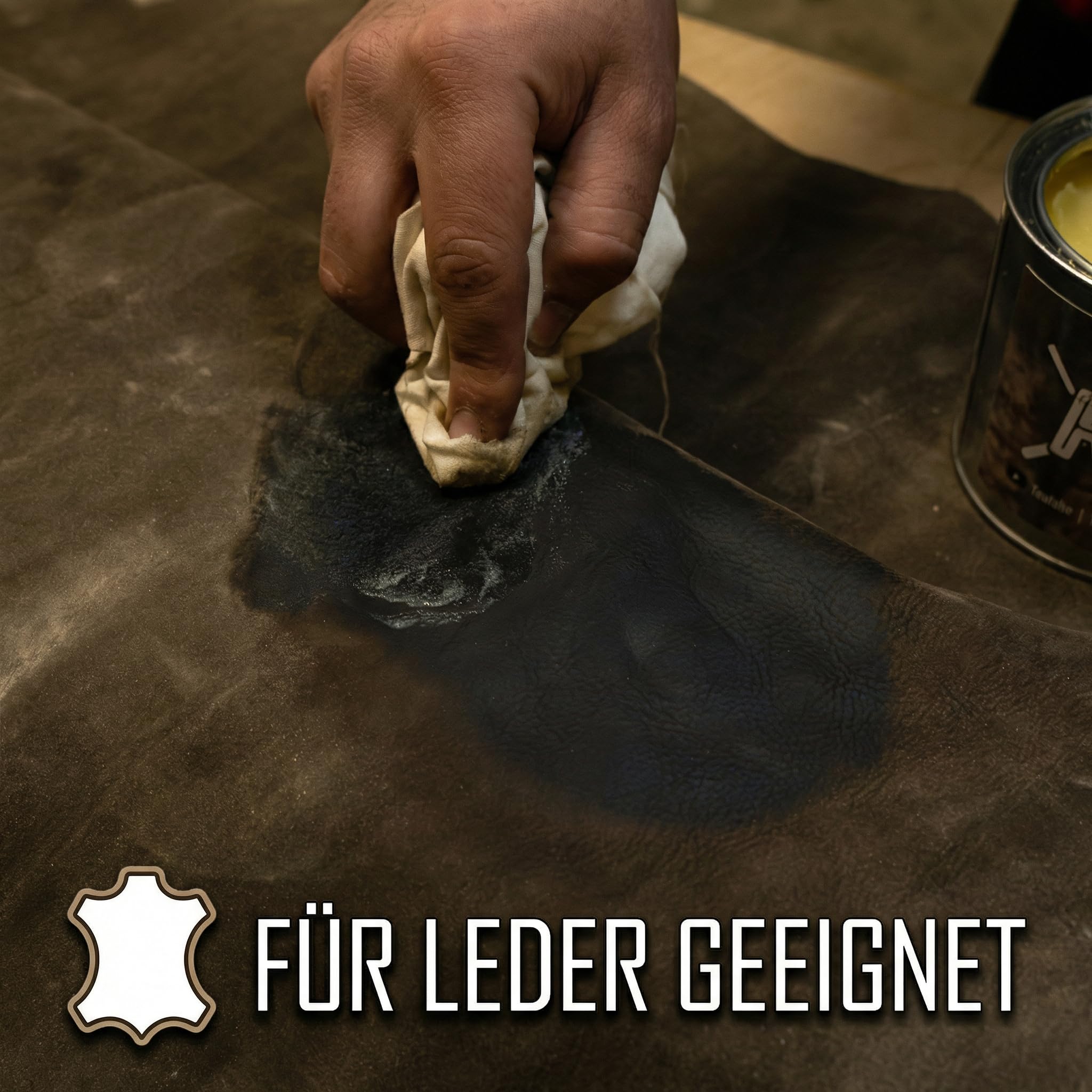 Holzwachs 500 ml - Farbloses Holzfinish mit Bienenwachs | Möbel und Holzpflege | Holzschutz für Möbel, Küchenholz und DIY | Made in Germany | Zugelassen für Kinderspielzeug nach DIN EN 71-3