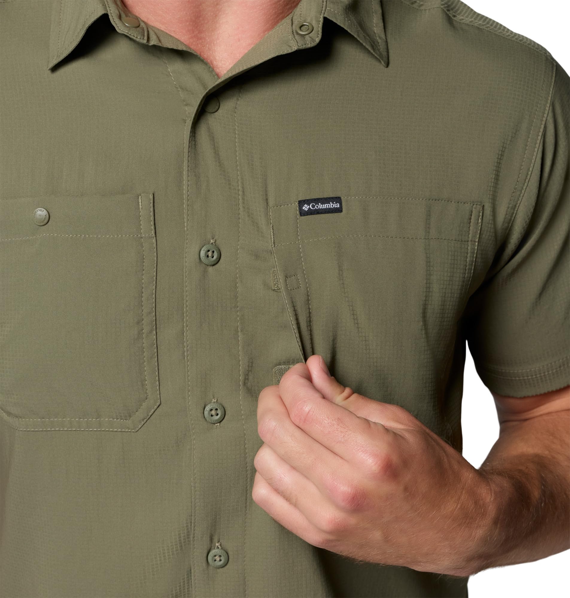 Columbia Silver Ridge Utility Lite Short Sleeve Camiseta para Senderismo Hombre (Pack de 1)