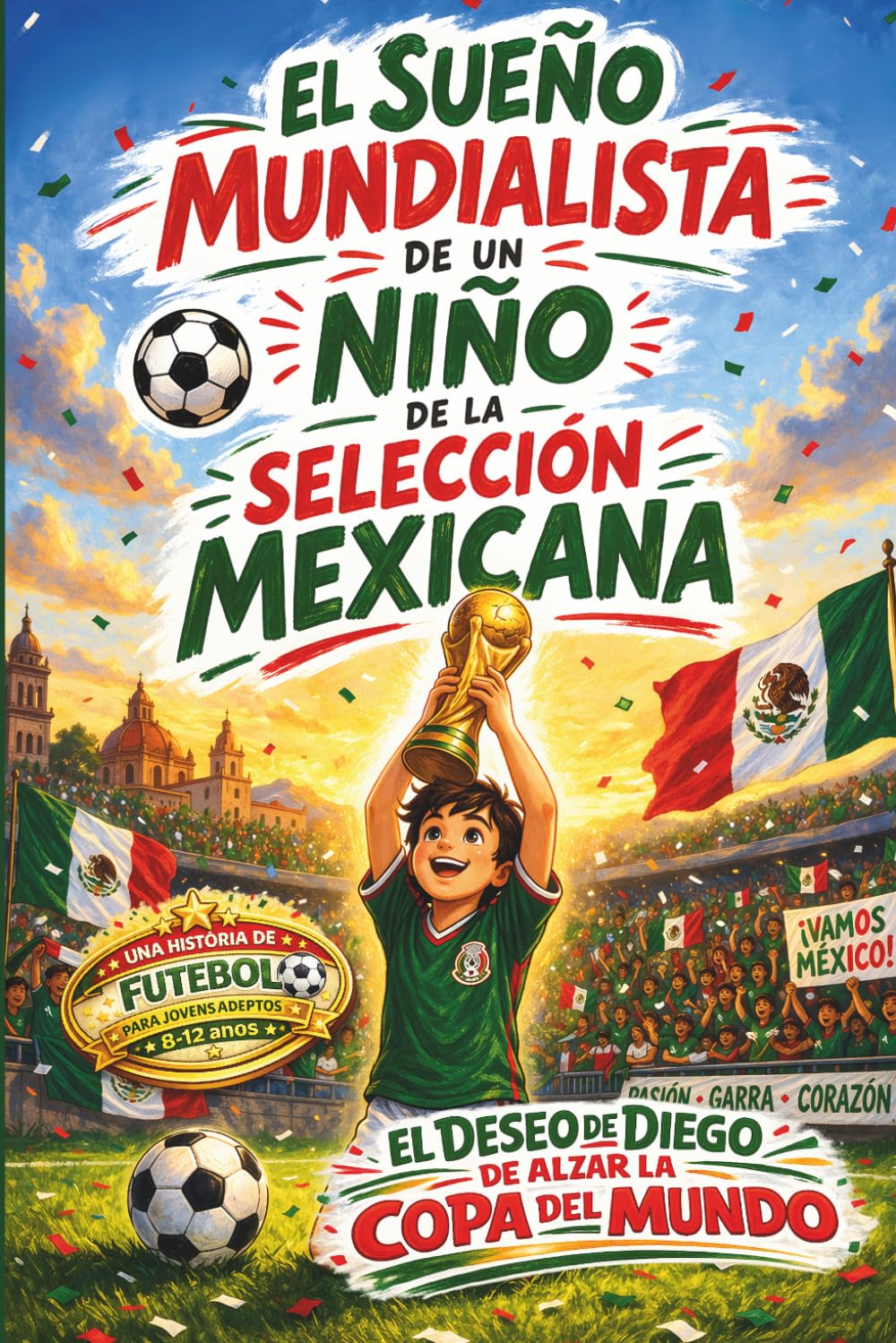 El Sueño Mundial de un Niño de la Selección Mexicana: Una Historia de Fútbol para Jóvenes Aficionados 8-12 años — El deseo de Diego de alzar la Copa del Mundo