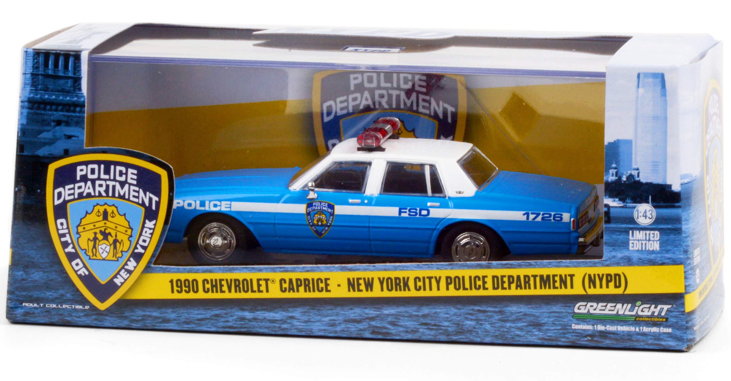 Amazon | Hot Pursuit Greenlight 86583 1990 Chevy Caprice