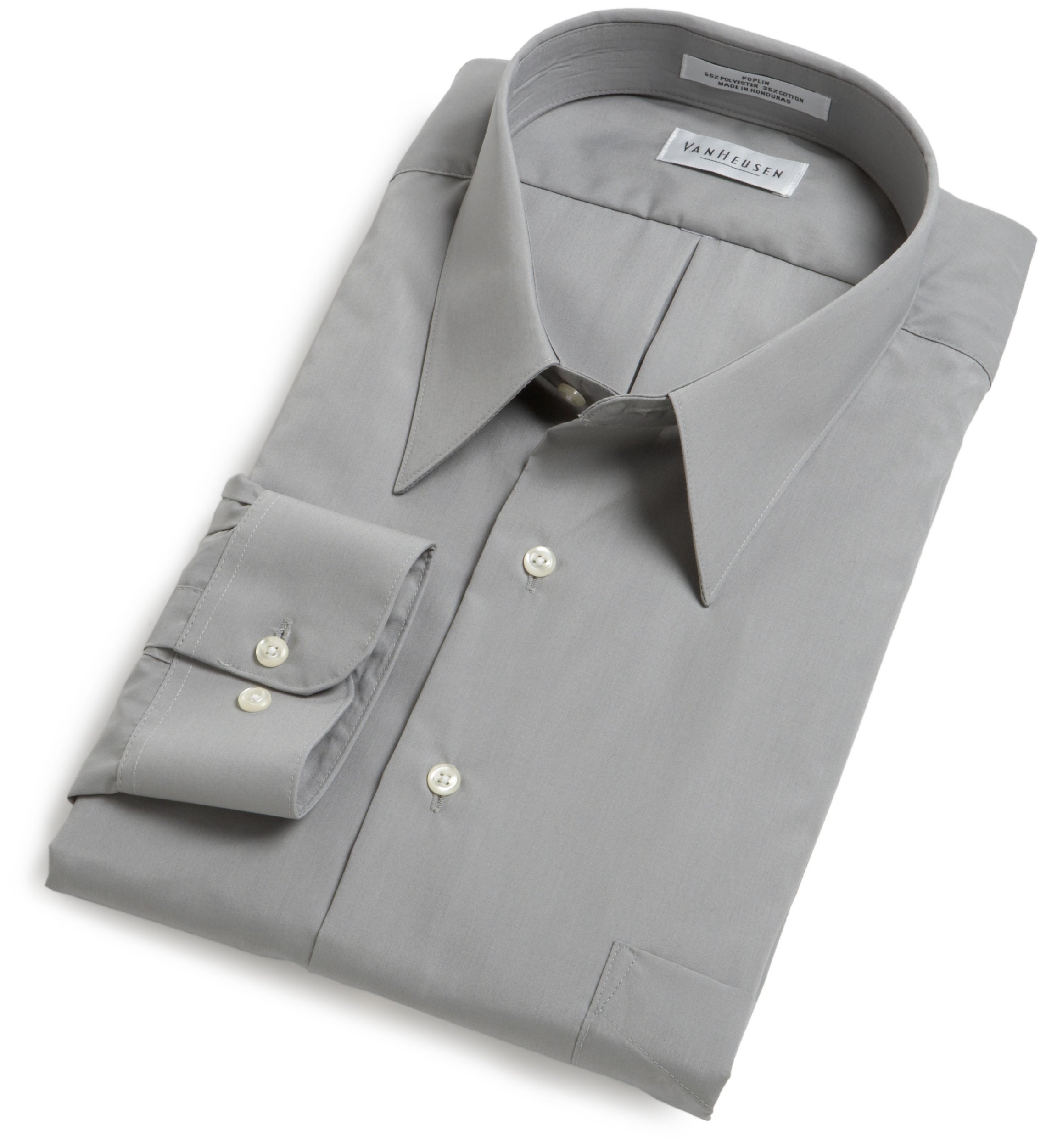 Van Heusen Men's Tall Wrinkle Free Poplin Long Sleeve Shirt