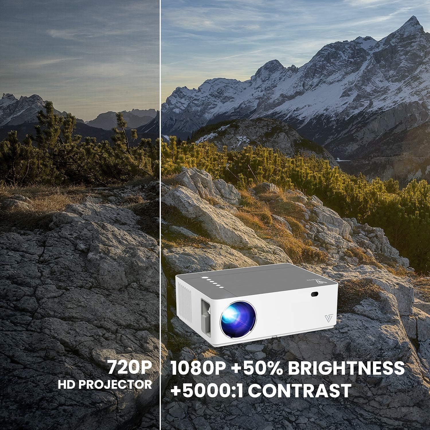 Lowest Price WiFi Native 1080P Projector, 4k Supported, VividBeam 550 Full HD Projector, Video Projector, Portable Mini Projector, 6500 Lumens, Digital Keystone & Zoom, Supports HDMI, TV Stick, iOS, Android, USB Flash Deals - 60% OFF WiFi Native 1080P Projector, 4k Supported, VividBeam 550 Full HD Projector, Video Projector, Portable Mini Projector, 6500 Lumens, Digital Keystone & Zoom, Supports HDMI, TV Stick, iOS, Android, USB