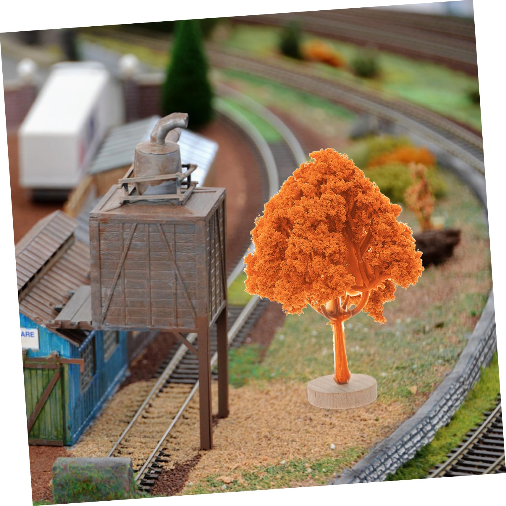 Polvo De Árbol De Esponja Para Maquetas - Material De Construcción Realista Para Dioramas, Miniaturas, Trenes