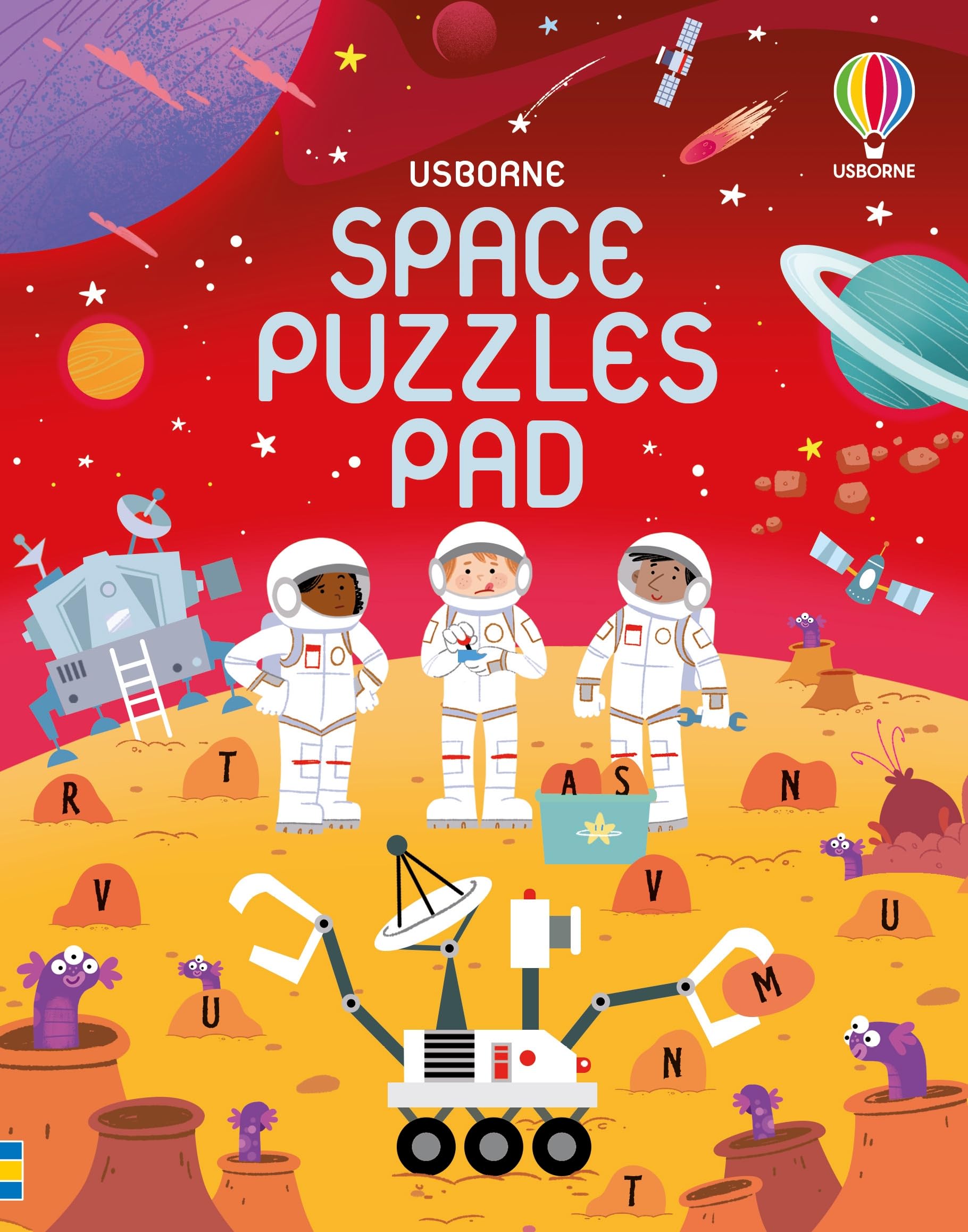 Space Puzzles Pad: A Galactic Adventure of Picture, Word, and Number Puzzles, Featuring Alien Codes, Galaxy Mazes, and More, for the Young Astronauts ... (Puzzles, Crosswords and Wordsearches)