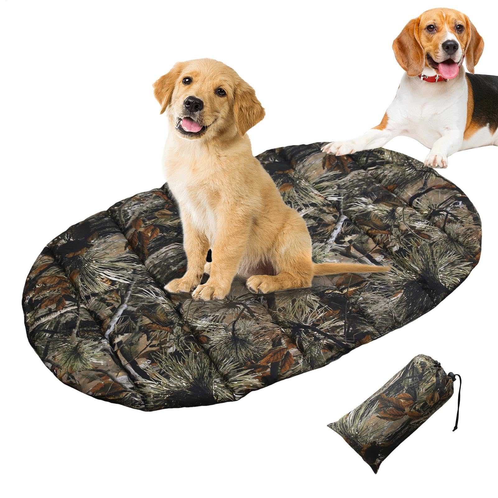 Lit de voyage pour chien imperméable idéal pour vos randonnées et vacances en plein air