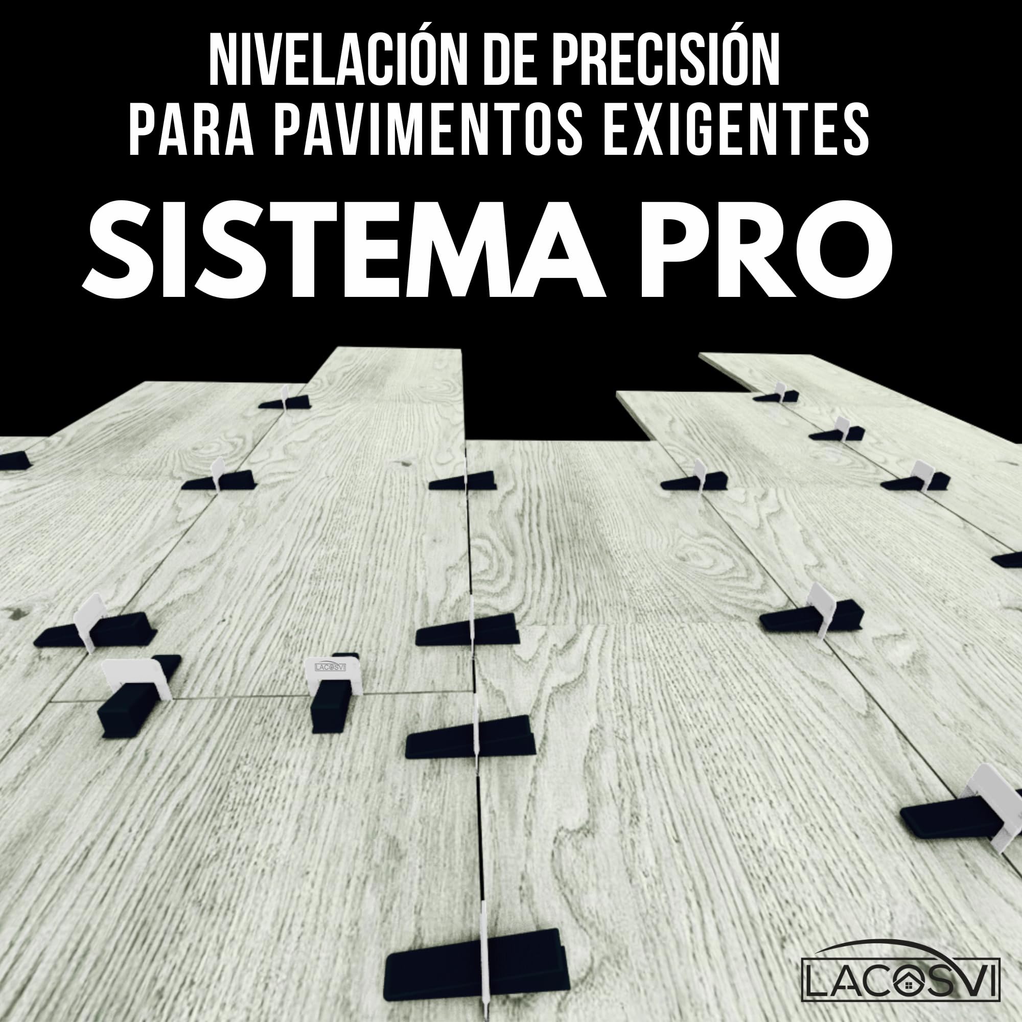 Clips Niveladores de Piso y azulejos De 0,5mm, de Ancho Incluye 1000 Piezas Separadoras de Junta, Sistema de nivelación sin Labios para profesionales del Alicatado y Bricolaje Color Blancas (0.5 mm)