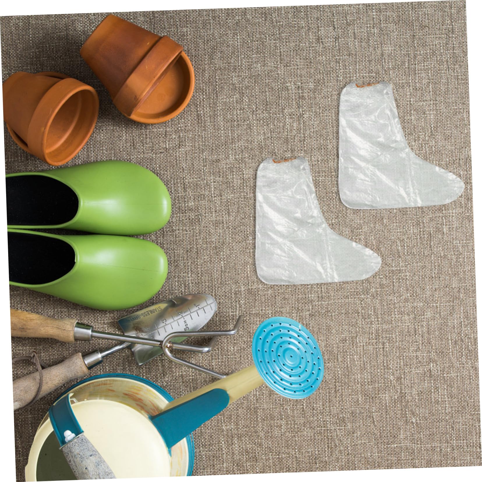 50 Pièces Couvre-Chaussures en PE Imperméables Antidérapants pour Pluie