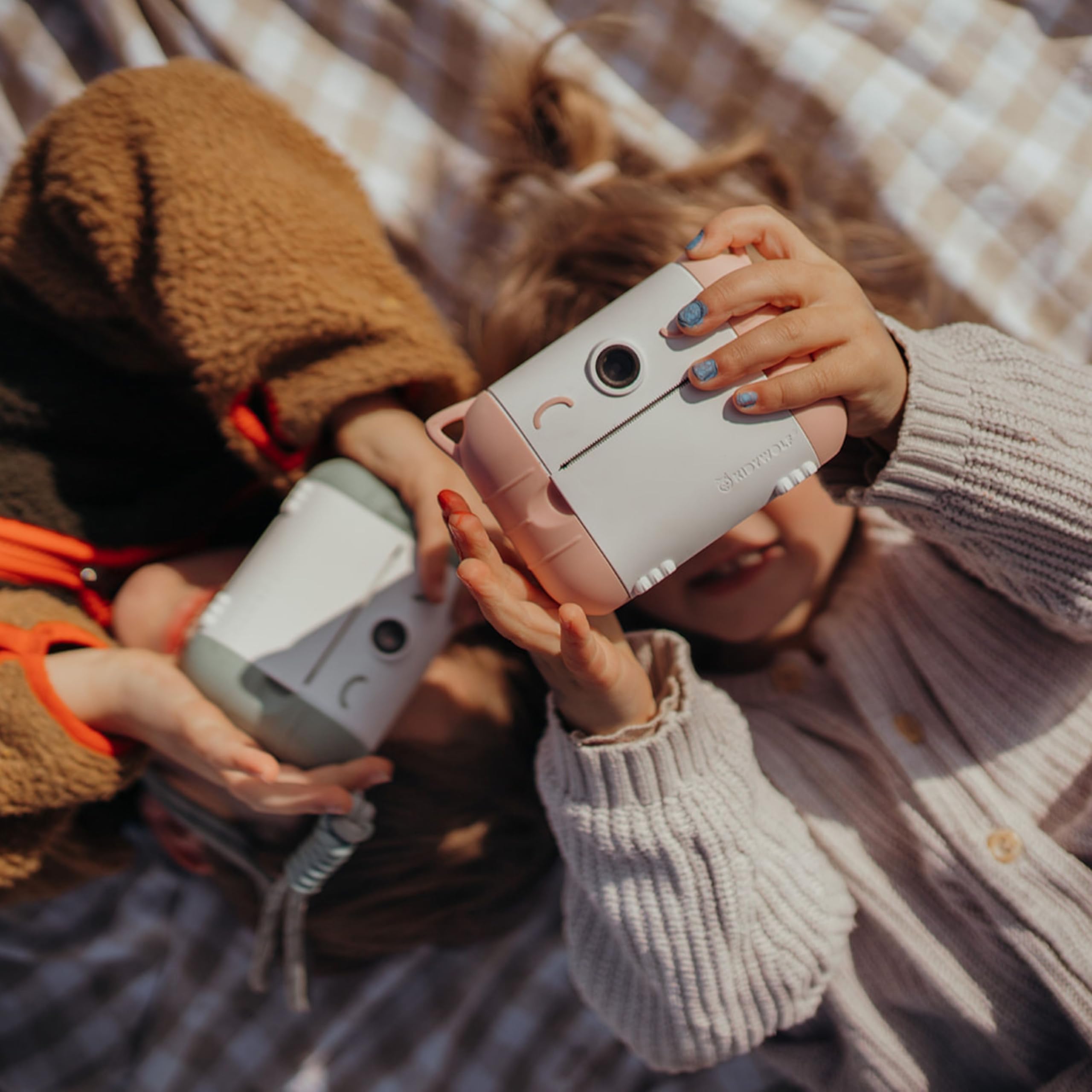 KIDYWOLF Kidyprint Vert – Appareil Photo Instantané Enfant avec Impression Thermique – Polaroid Ludique et Créatif pour Explorer, Capturer et Partager Ses Souvenirs