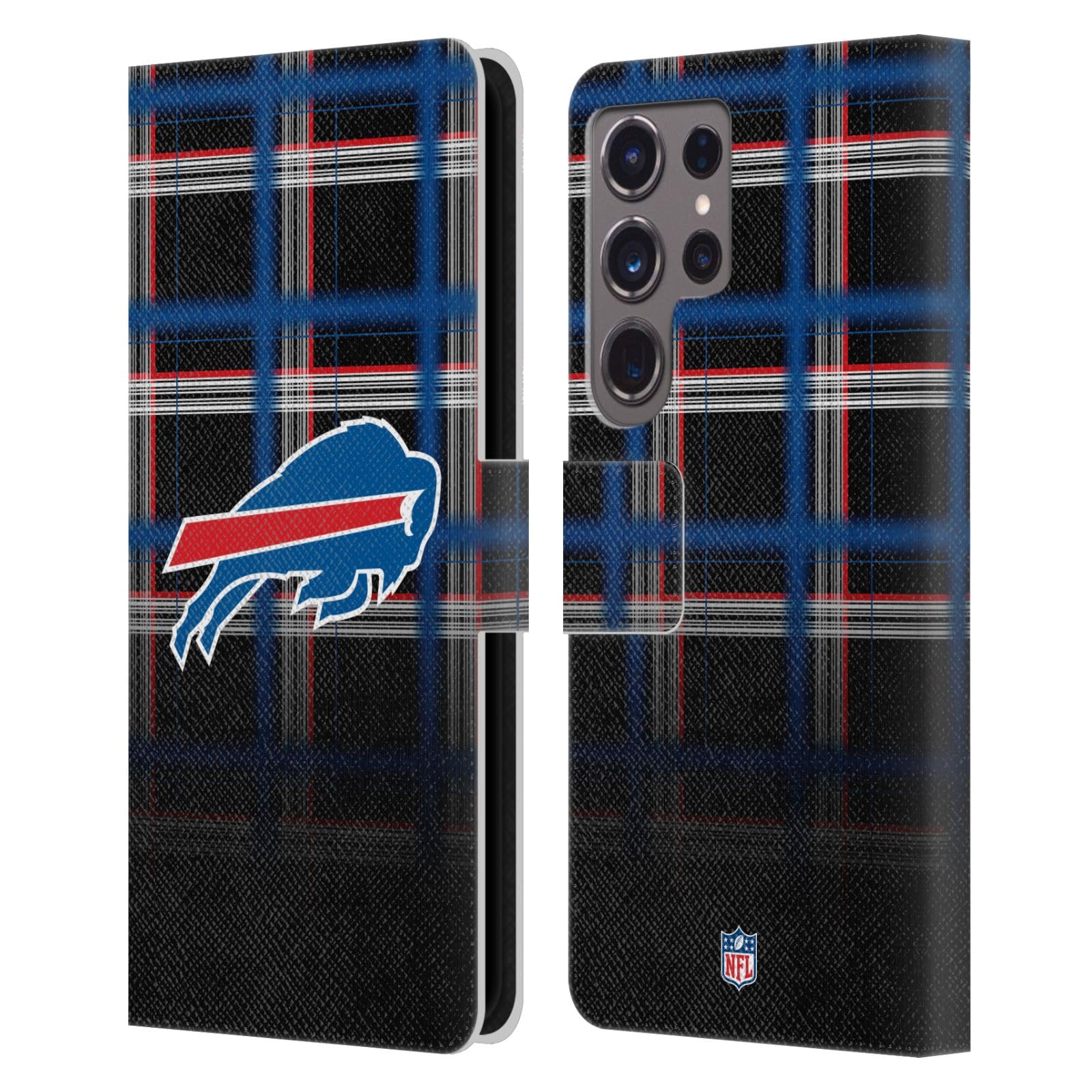 Funda tipo libro Buffalo Bills Samsung S24 Ultra carcasa negra 7