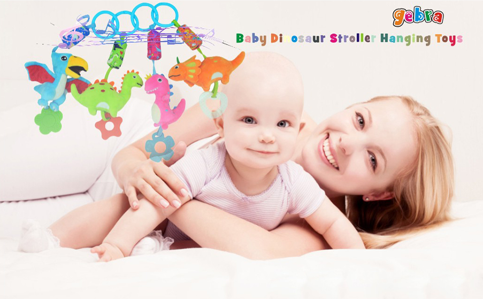 Amazon.com: gebra Baby Toys for 0 3 6 9 12 Months, Soft Rattle