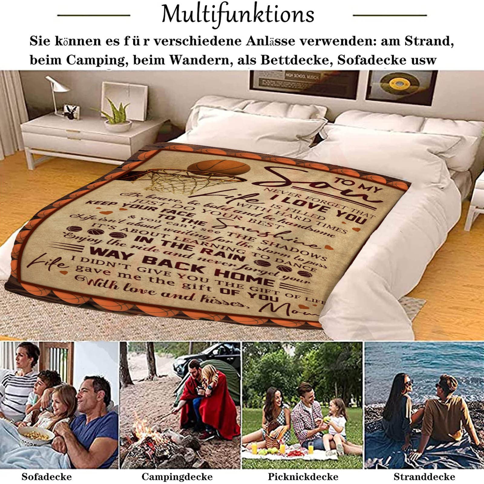 Fleece deken naar mijn zoon, naar mijn zoon Message Letter Quilt Deken Gedrukt Fleece Deken, aanmoedigen en Love Son's Flanel Deken Geschenken ( moeder tot zoon, 59.05x78.74 inch) (Color : B Fleece deken naar mijn zoon, naar mijn zoon Message Letter Quilt Deken Gedrukt Fleece Deken, aanmoedigen en Love Son's Flanel Deken Geschenken ( moeder tot zoon, 59.05x78.74 inch) (Color : B