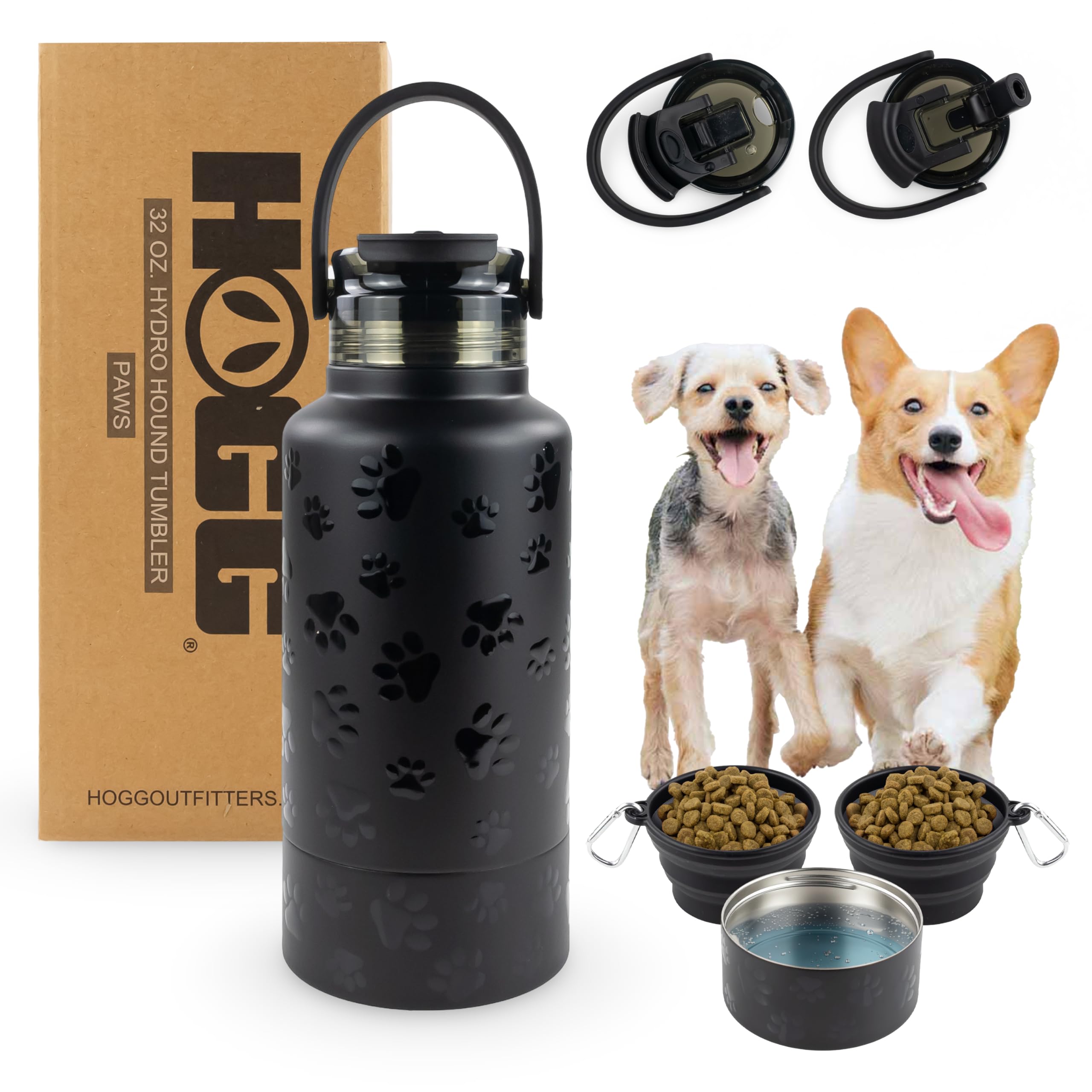 Bouteille d'eau portable pour chien isotherme Hogg Hydro Hound contre la déshydratation