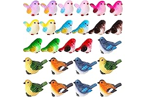 Enchanted Flock: 25 Exquisite Miniature Bird Figurines