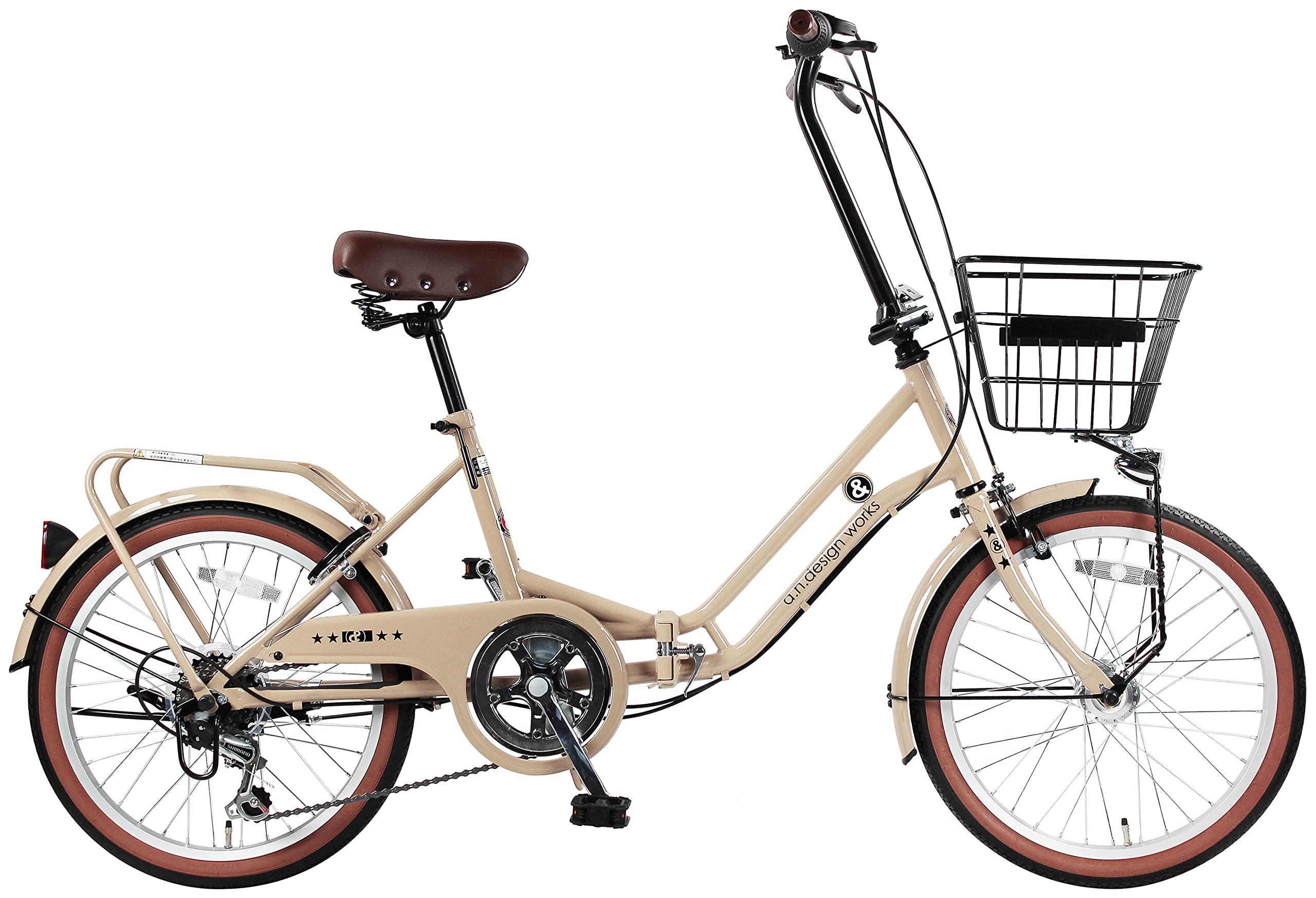 Amazon | a.n.design works FBA206HD ミルクティー 折りたたみ