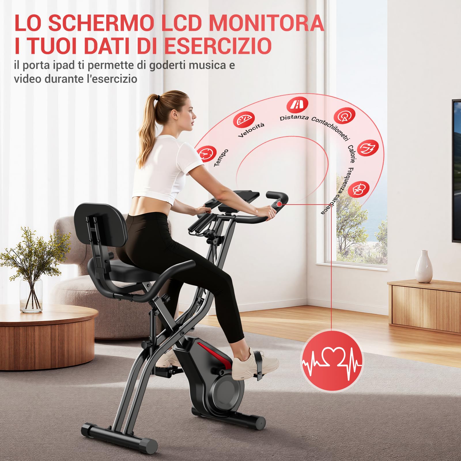 CURSOR Cyclette da Casa, Cyclette Professionale Silenziosa