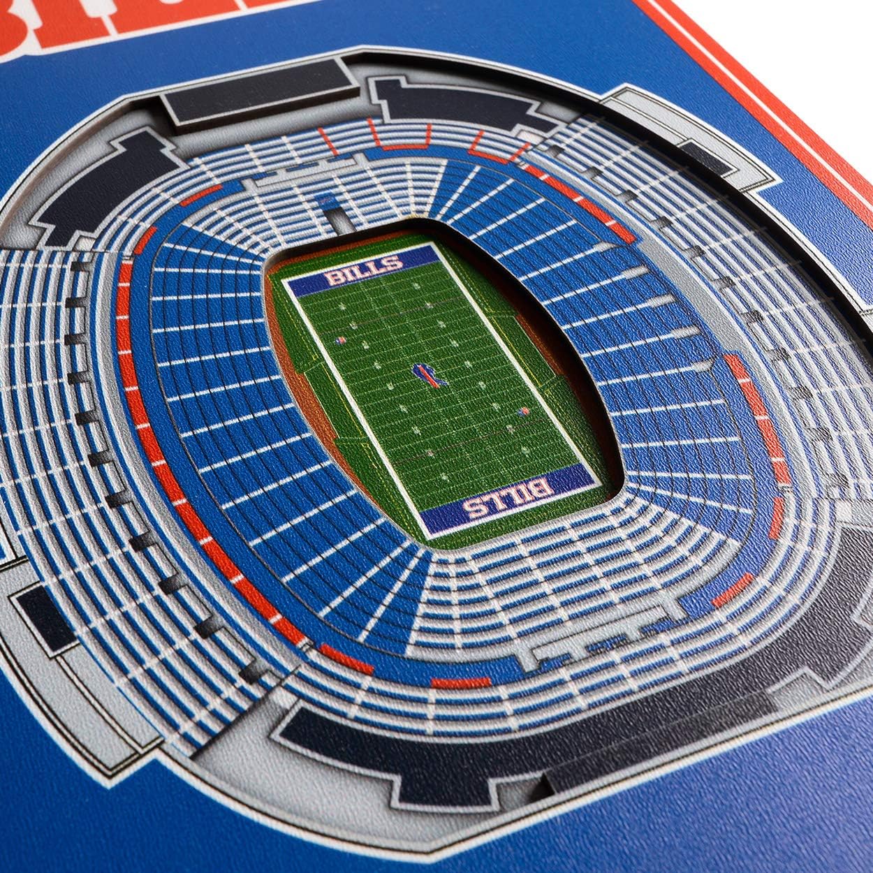 YouTheFan NFL 3D Stadium Banner, 8 x 32 Inches