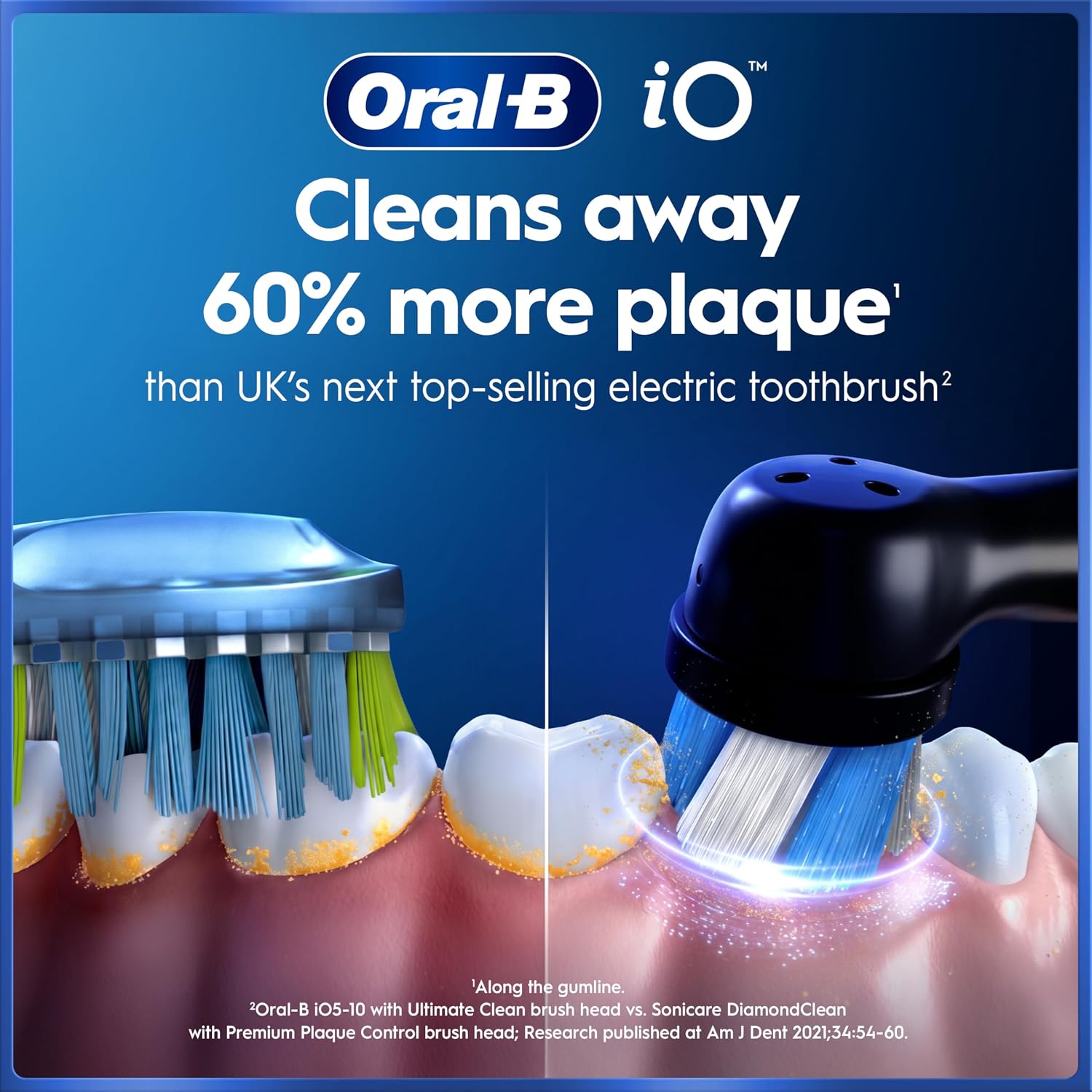 iO5 Electric Toothbrush for Adults, Black thumbnail 7