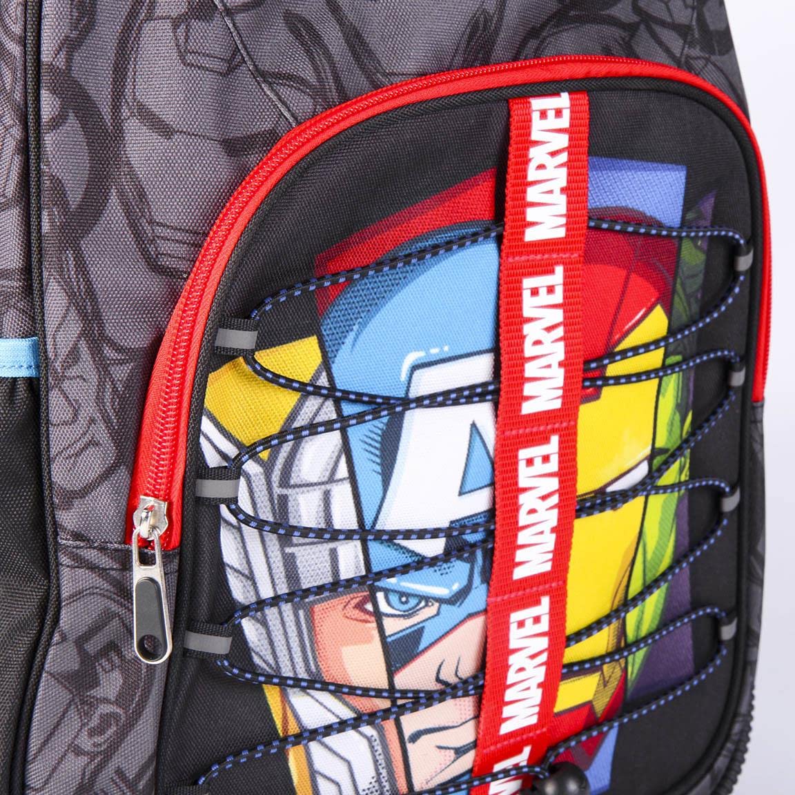CERDÁ LIFE'S LITTLE MOMENTS Cartable The Avengers Noir (32 x 15 x 42 cm)