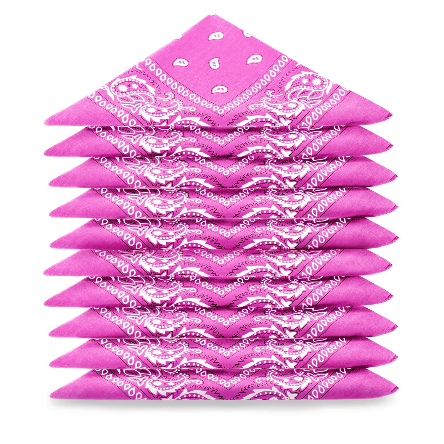 Karl Loven EL BANDANA - Lote de bandanas 100% Algodon de primera calidad Paisley Panuelo Cabeza Cuello Bufanda - Juego de 5/10/20 — view 15