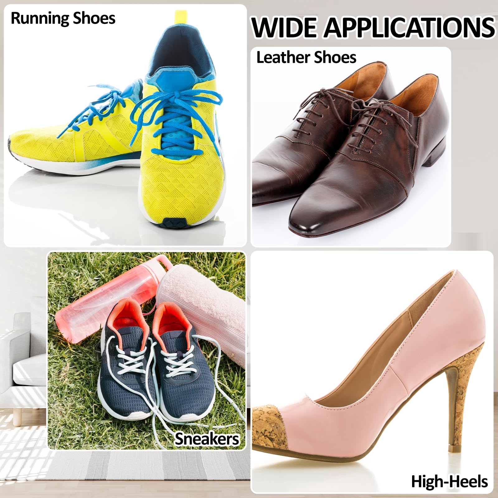 24 Stück Schuhflicken Für Löcher, Schuhe Ferse Reparatur Selbstklebende Sneaker Heel Repair Patch Schuhreparatur Sets Selbstklebendea Sneakers Reparatur Patches Klebeband Pads Für Sneaker High Heels