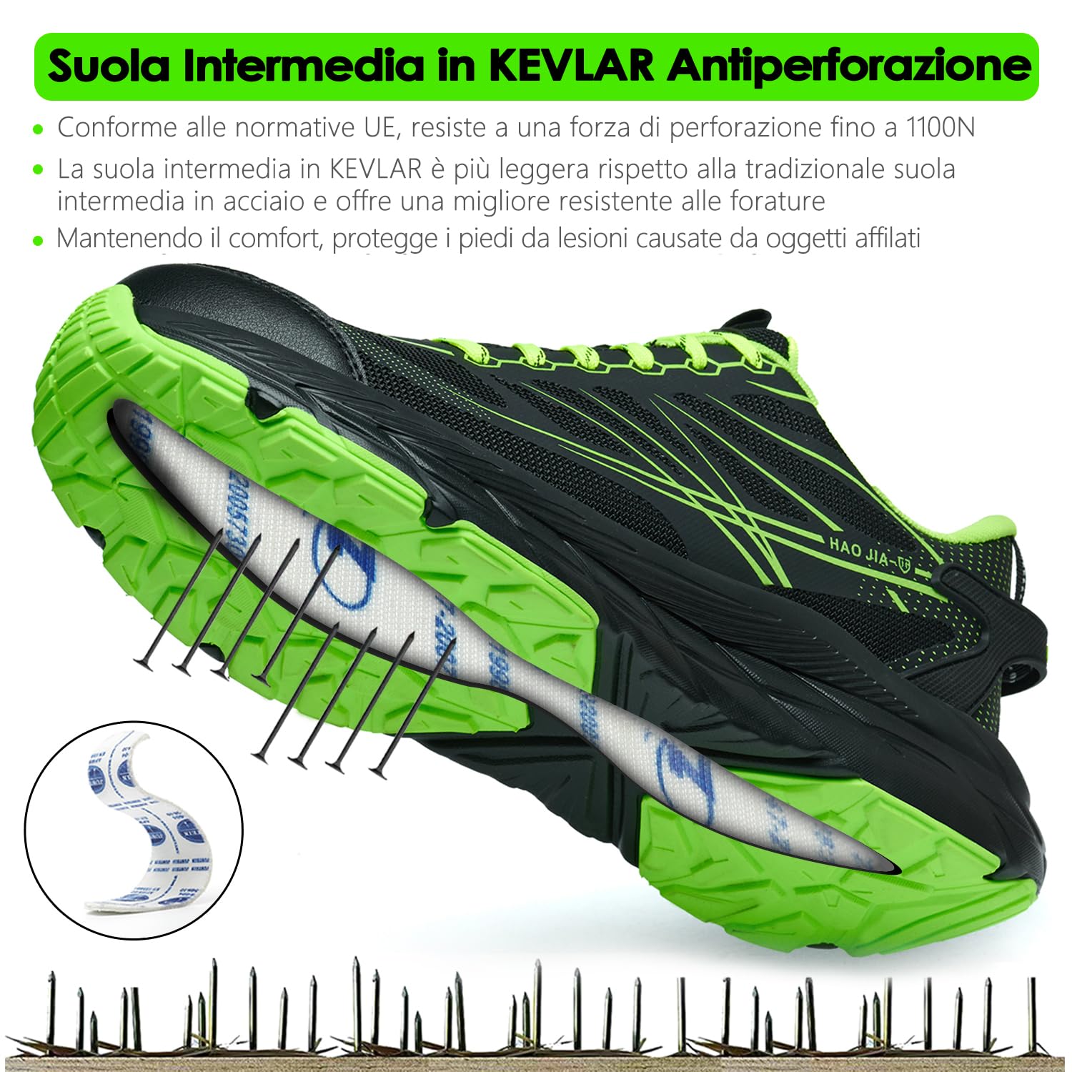 RUGNOR Scarpe Antinfortunistiche Uomo Donna Estive Scarpe Antinfortunistica Leggere Comode Traspirante Scarpe da Lavoro EU 37-46