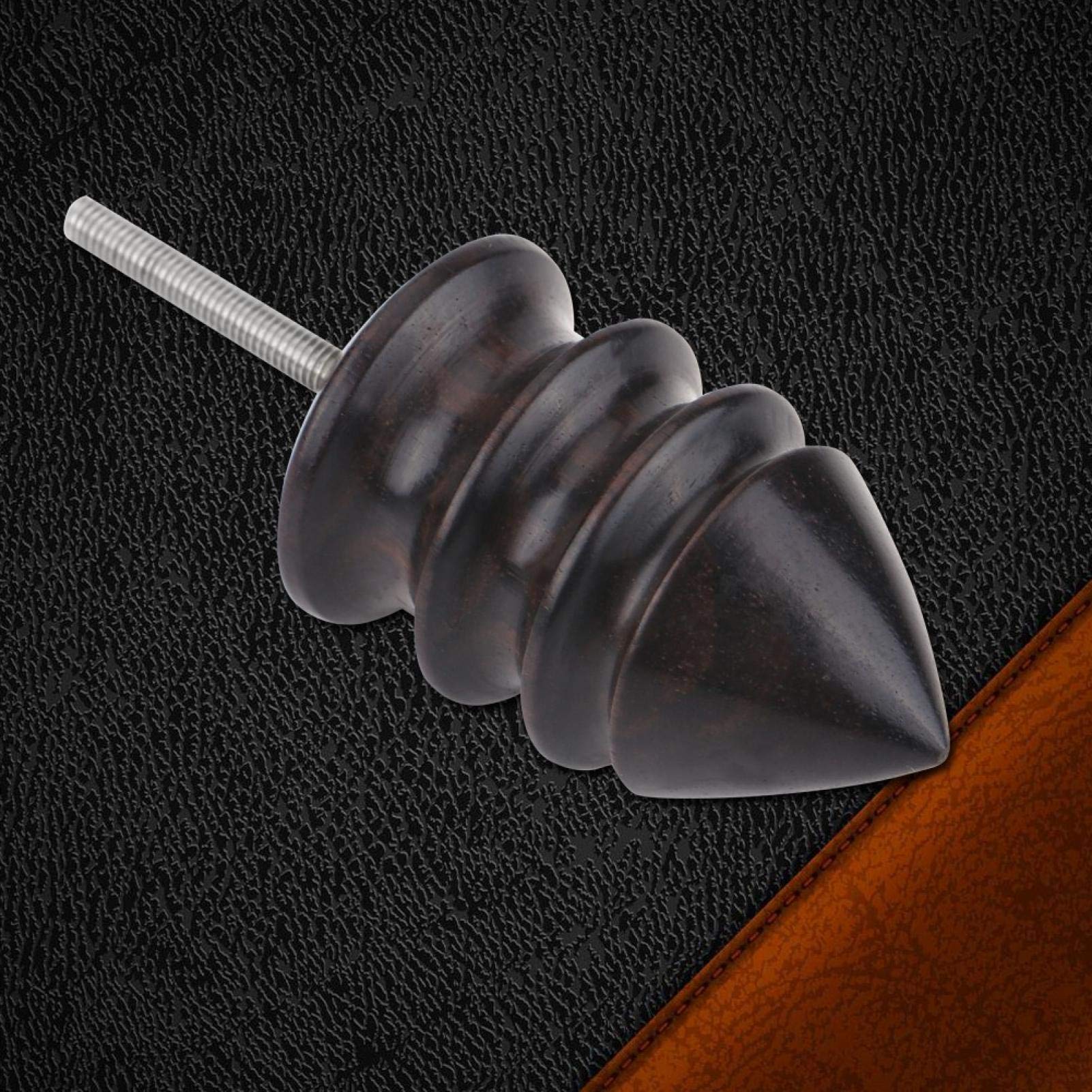 Utensile Per Lucidare Bordi In Pelle - Legno Ebano Per Fai Da Te