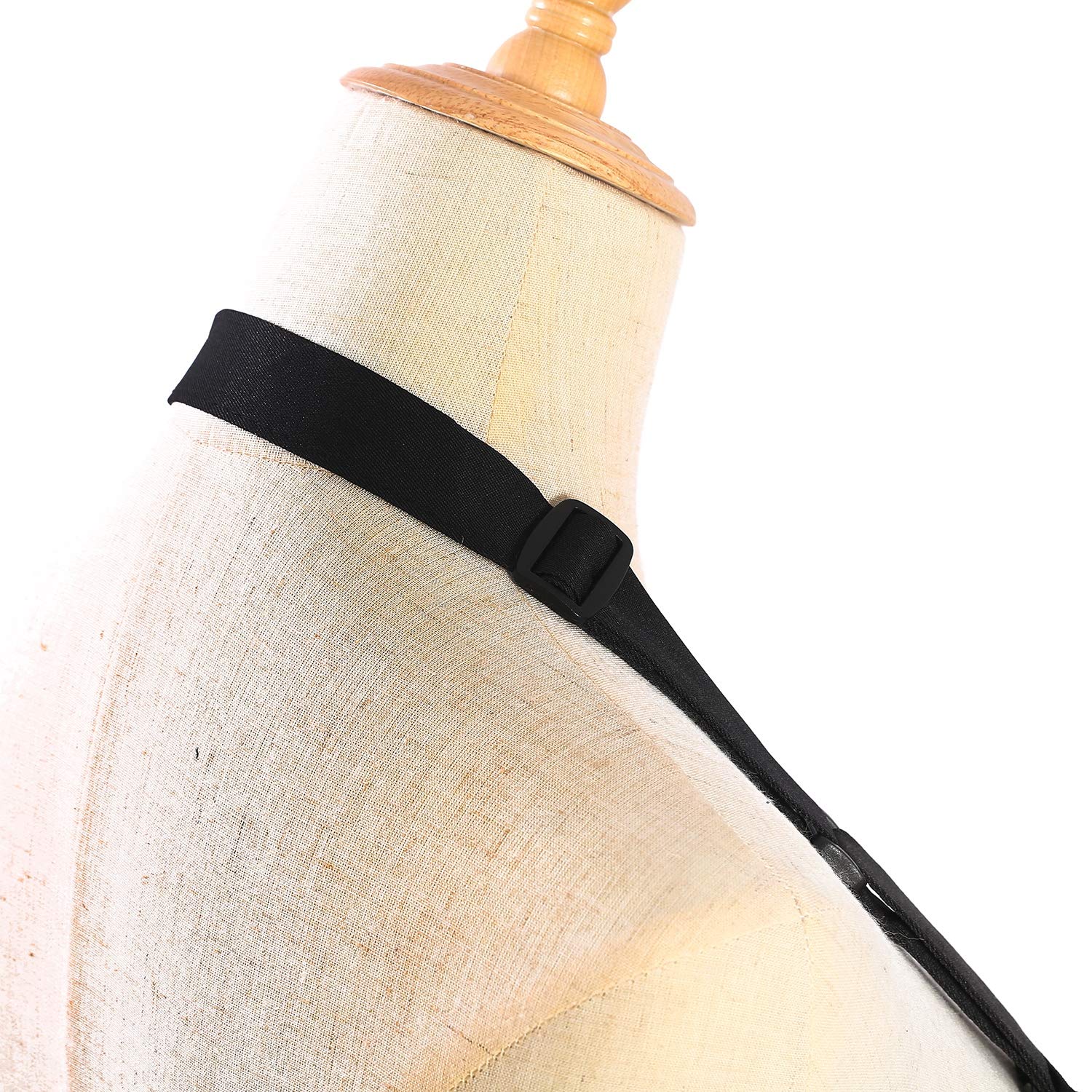 Tosewever Paquete de 2 delantales ajustables con 2 bolsillos, delantales de cocina resistentes a las gotas de agua para mujeres y hombres, chef, pareja, barbacoa, pintura (negro, 2)