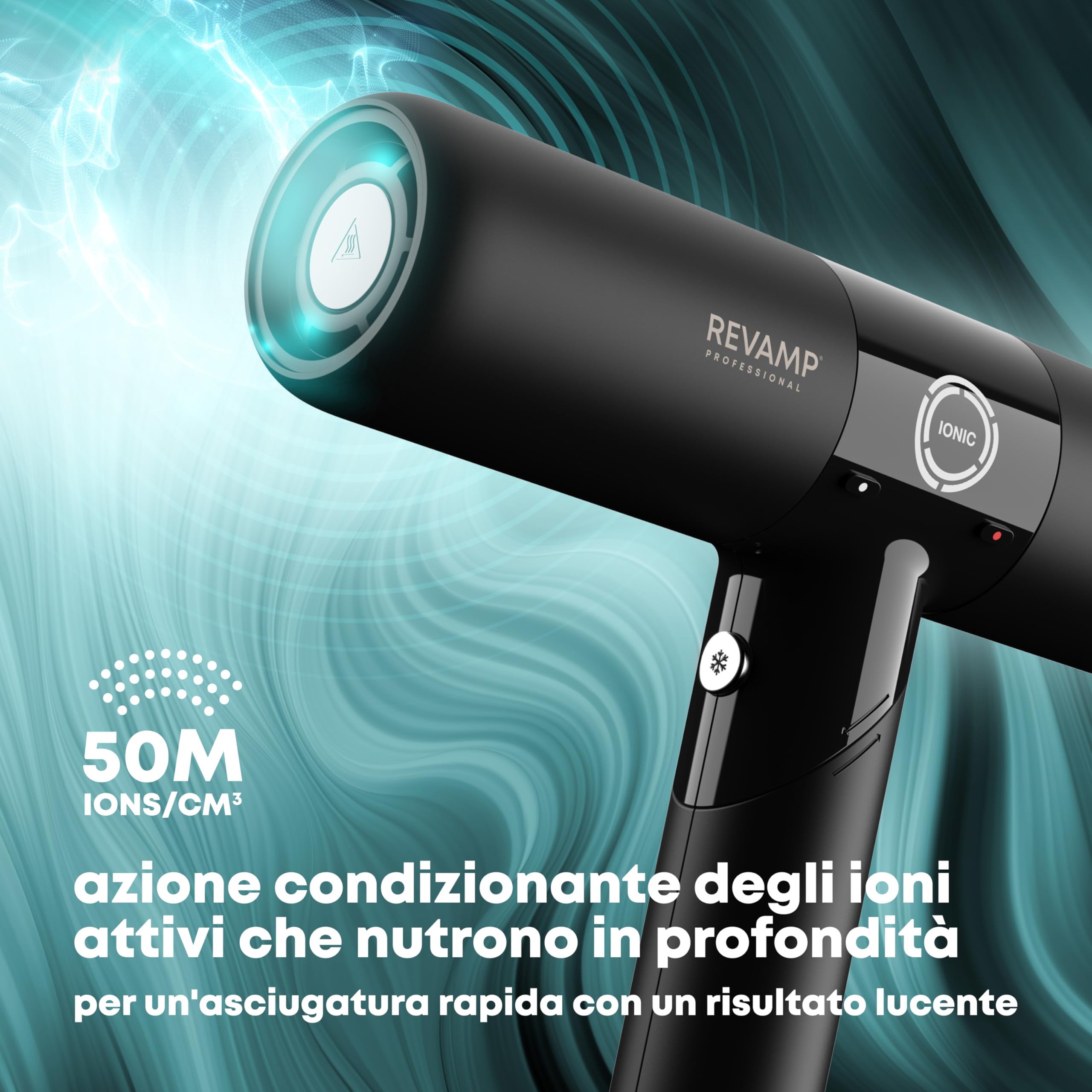 REVAMP Enigma Revelation Asciugacapelli Ionico - Motore Digitale