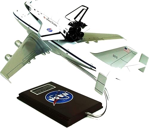 Miniatura 3 de Mastercraft Collection Boeing NASA B747 Airliner wSpace Shuttle Piggy Back Avión Modelo Escala 1144