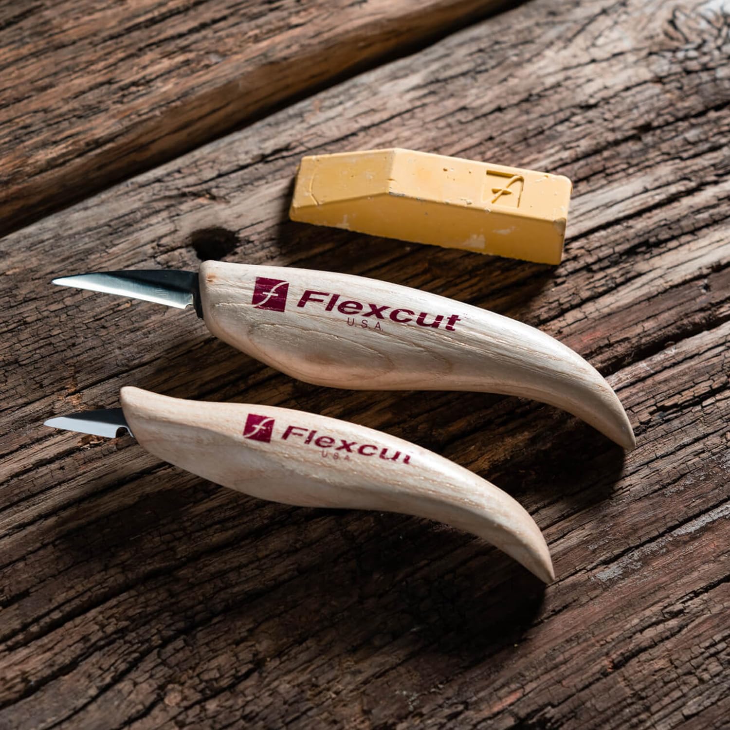Flexcut FLEXKN300 Whittlers zestaw noży, inne, W's Kit, 2-częściowy nóż