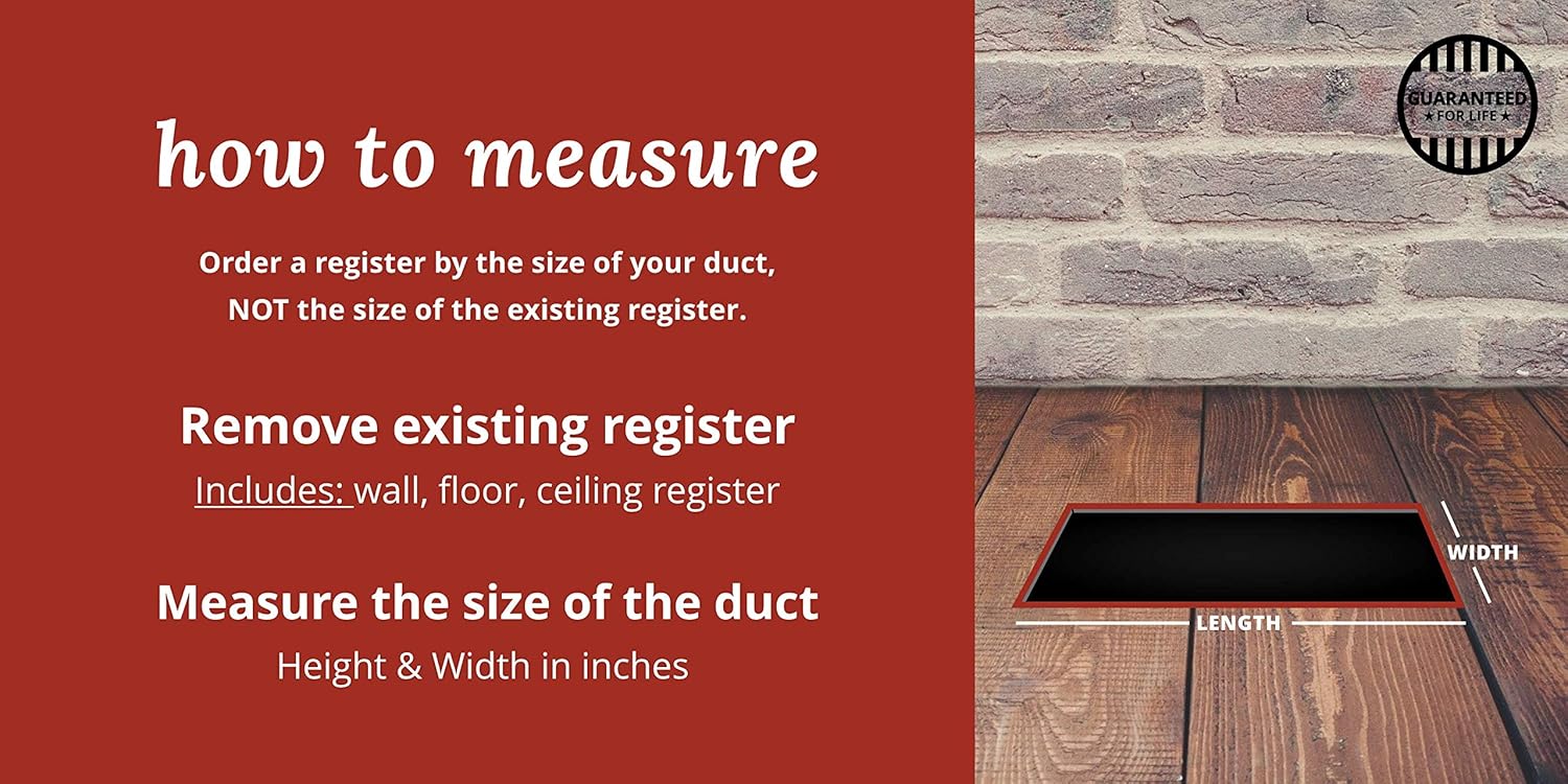 4X12 Versailles Pattern Floor Vent Cover - Black Steel - Metal Grille for Floors, Walls, and Ceilings. Features an Underside Lip; with Mounting Holes. Made in USA | VL16-614-SBH