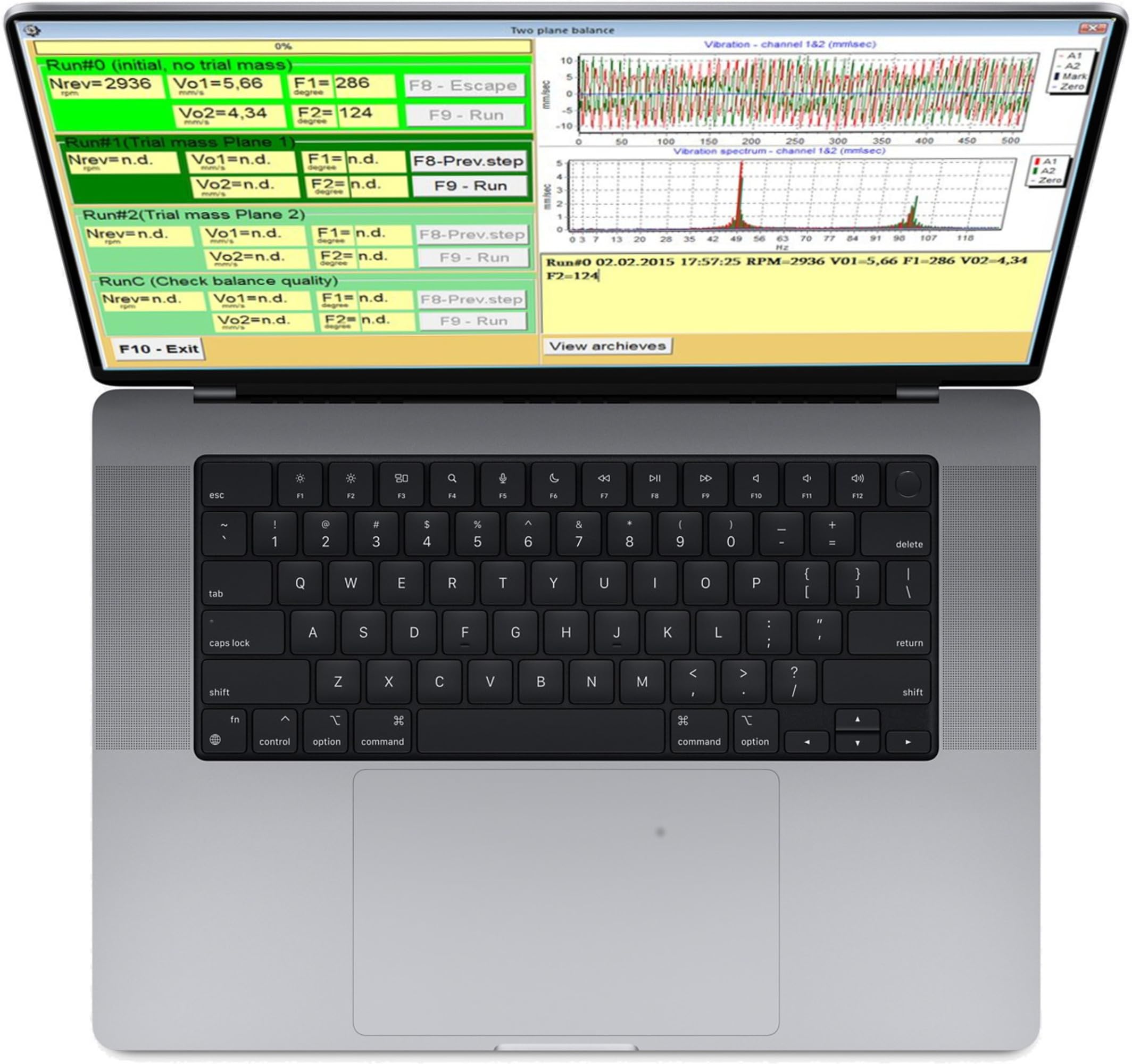 Dispositif d'équilibrage et d'analyse des vibrations à double canal Balanset-1 A pour rotors - Balanceur de haute précision pour broyeurs, ventilateurs, centrifugeuses, turbines et plus encore