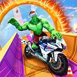 superhero impossible bike stunt master adventure game - enjoy bike stunt trick master games free for kids