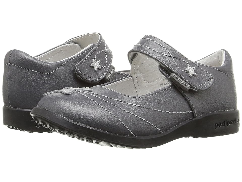 

pediped Starlite Flex (Toddler/Little Kid) (Pewter) Girl's Shoes