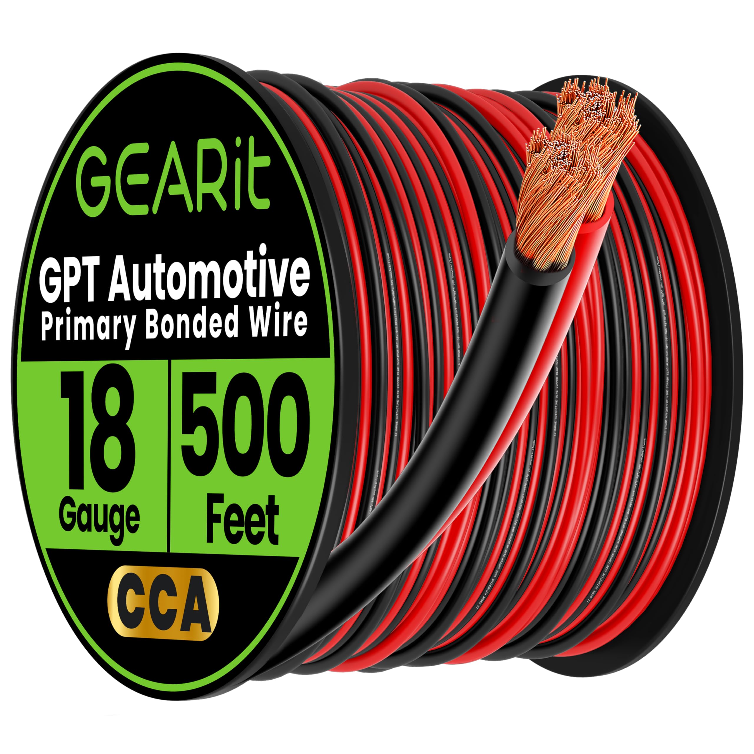 GEARit 18 Gauge CCA 500 Ft Wire