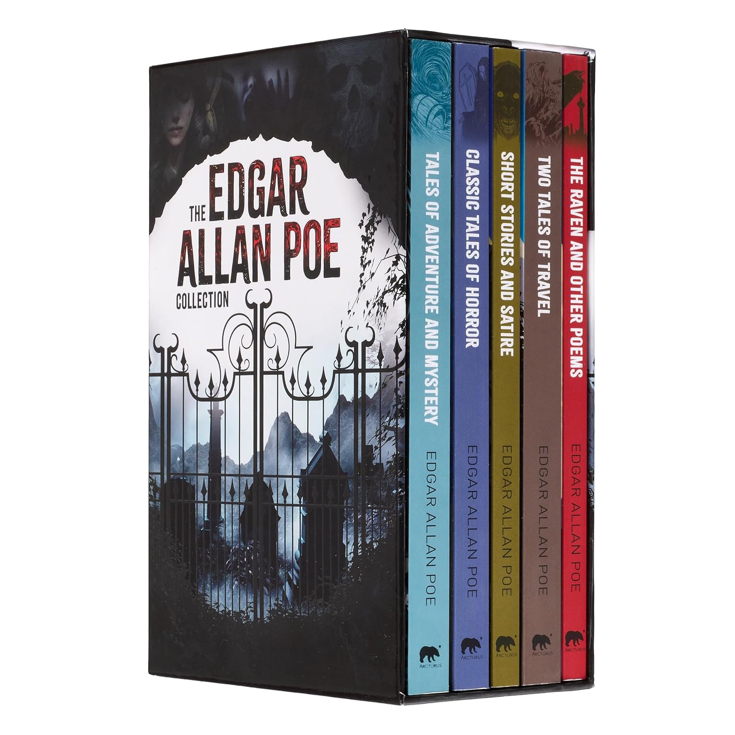 The Edgar Allan Poe Collection 5Book paperback boxed set (Arcturus Classic Collections