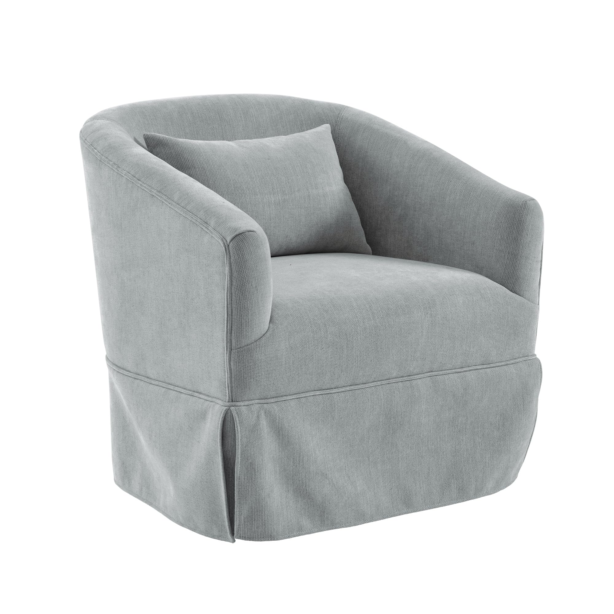 360-degree Swivel Accent Armchair (Mint Green)