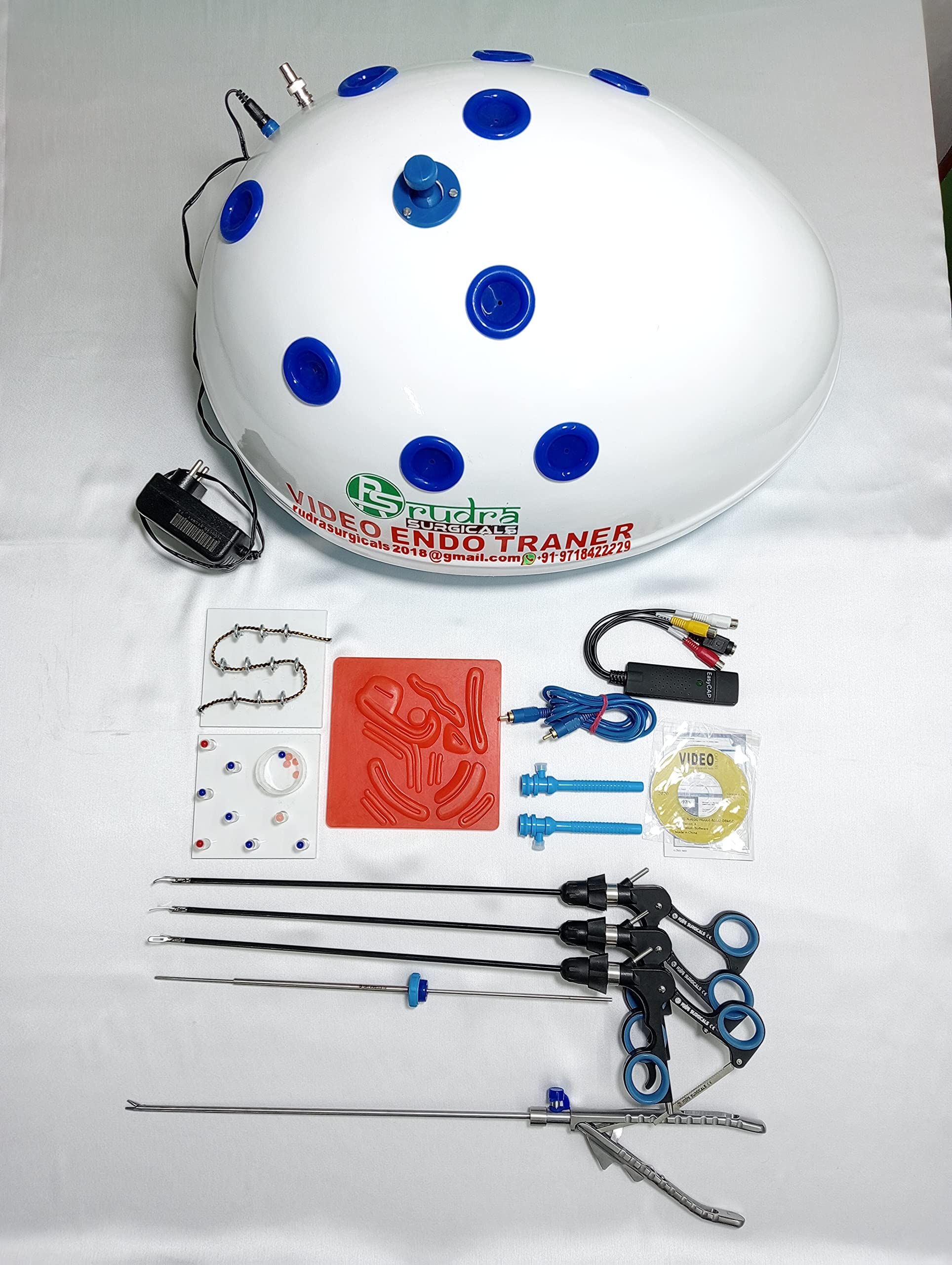 Surgical Instruments - Laparoscopy Virtual Oval Shape Endo-Trainer with 5 Basic Training Kit Surgical Instruments (B0BNQHQT8S) Amazon Price History, Amazon Price Tracker