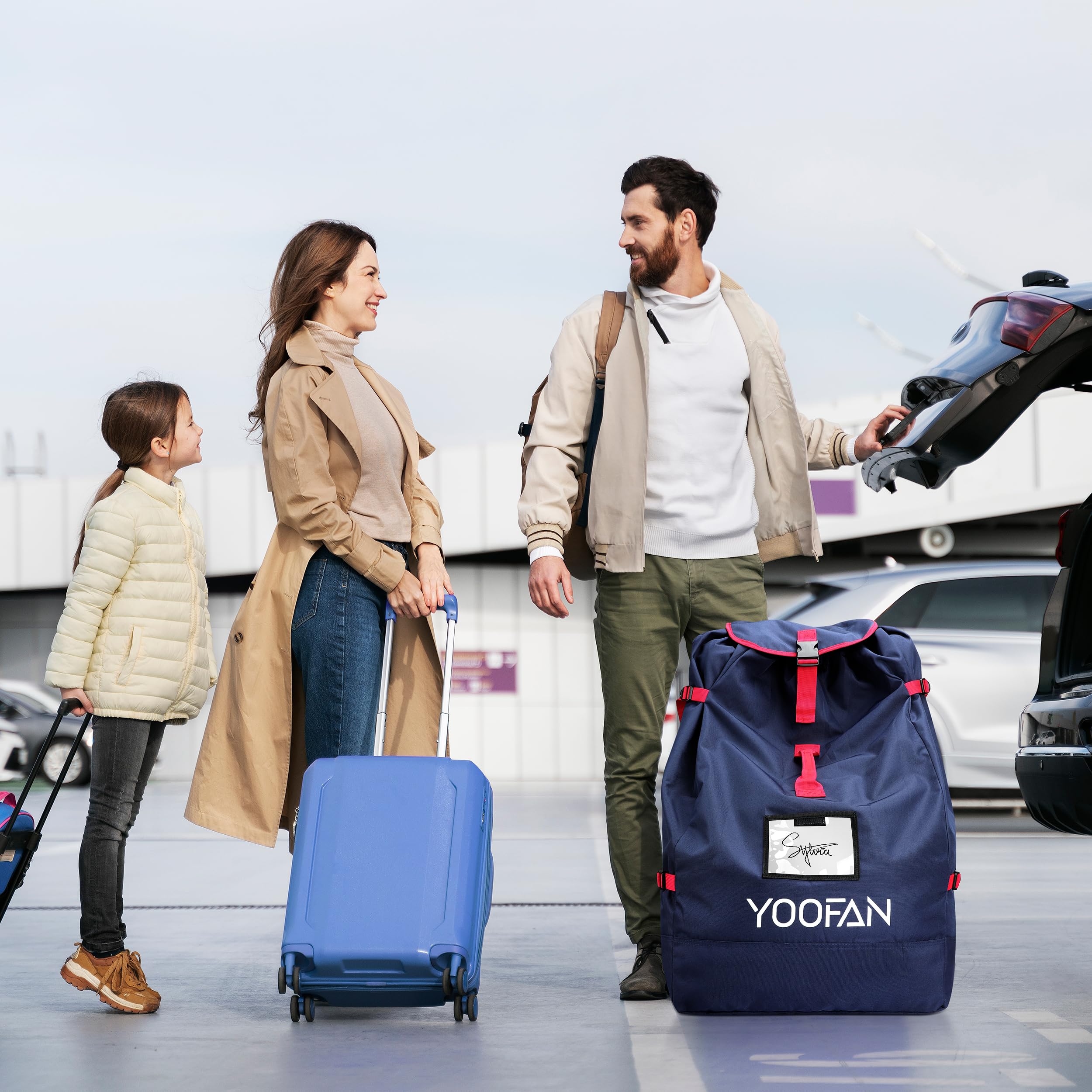 YOOFAN 900D Kinderwagen Transporttasche Flugzeug–Neue Verbesserte Robuste Transporttasche Kindersitz -Transporttaschen für Kinderwagen Reisen