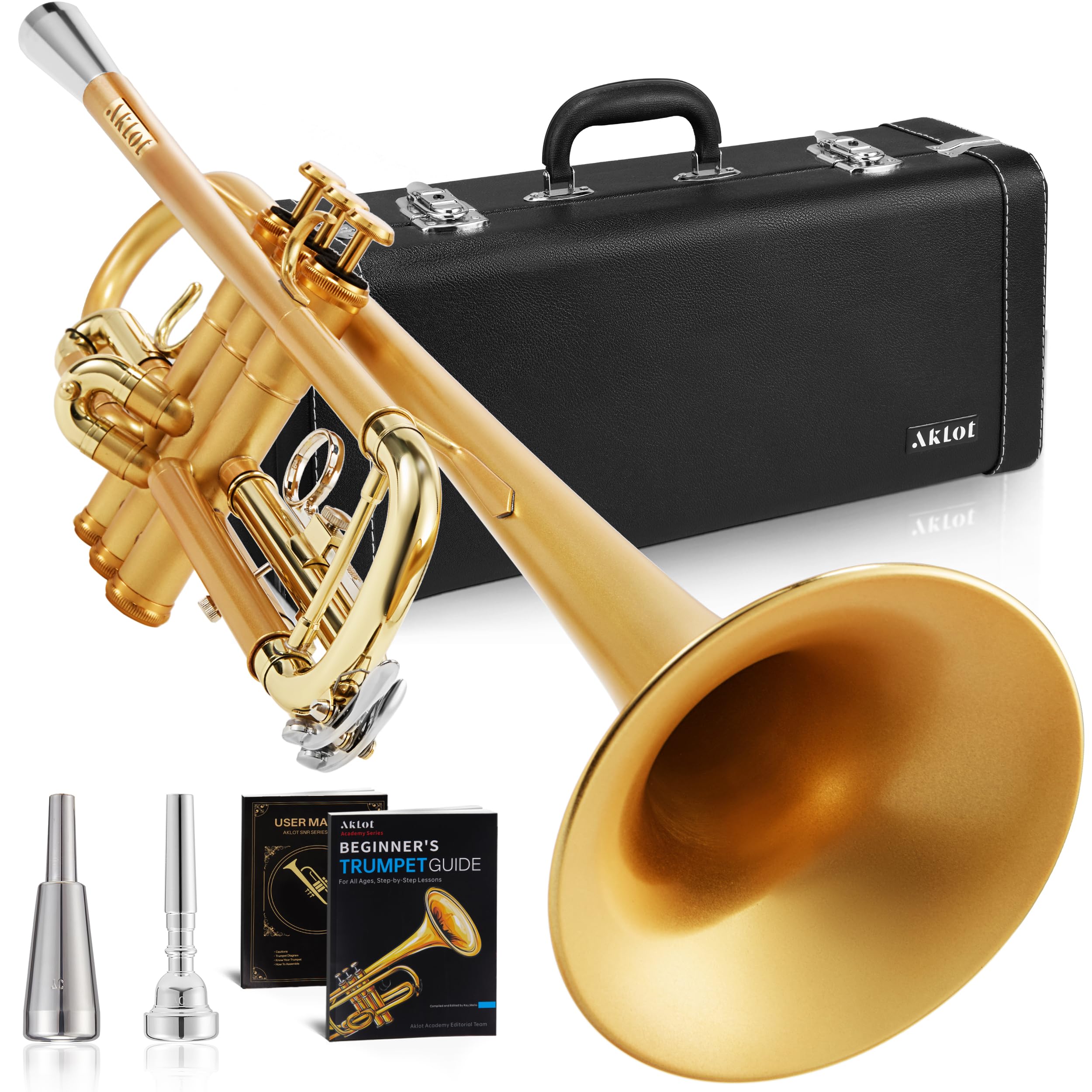 AKLOT Bb Trompeteninstrument, Gold