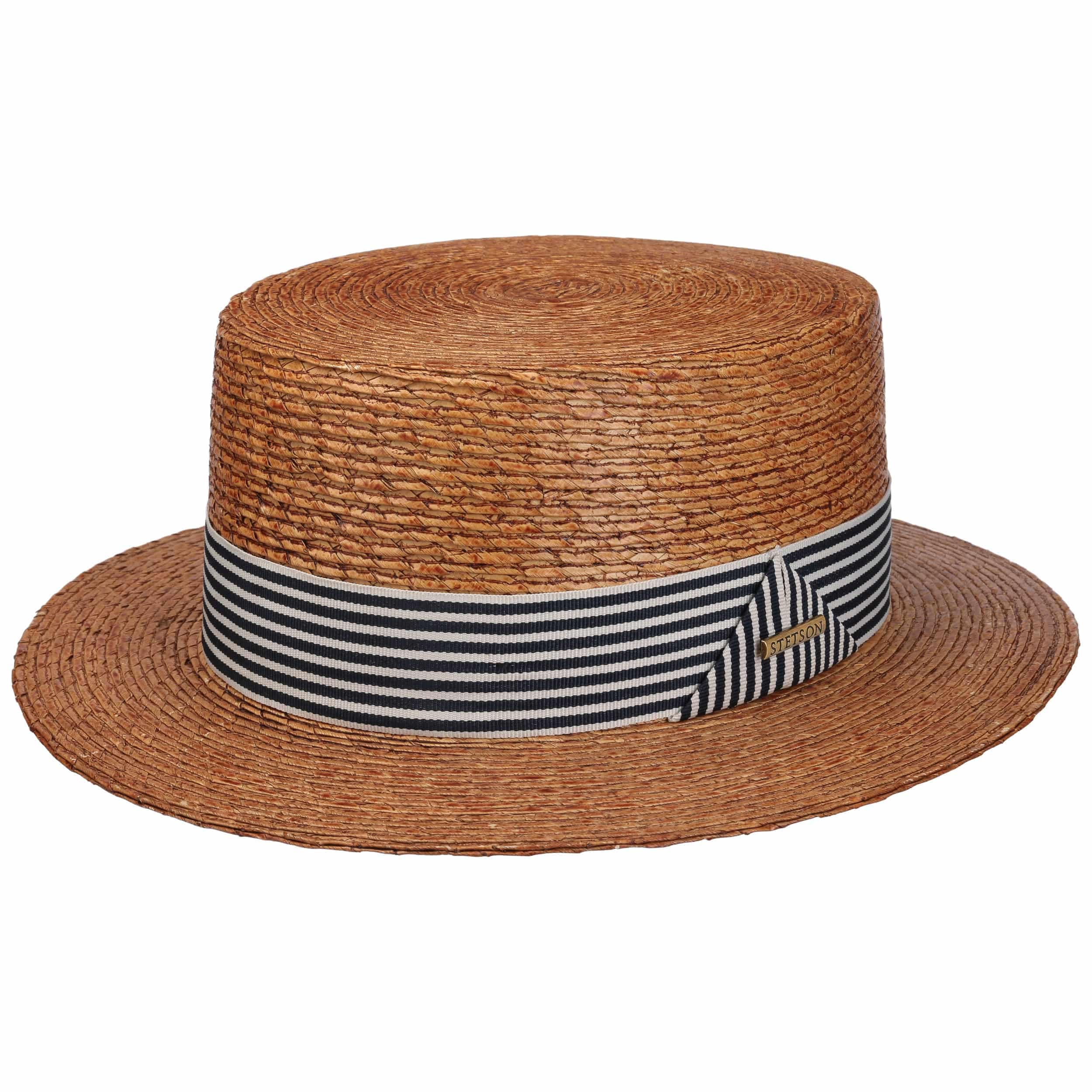Stetson Chapeau Canotier Averport Homme - de Soleil D'Ete Plage avec Doublure Printemps-ete Printemps Ete